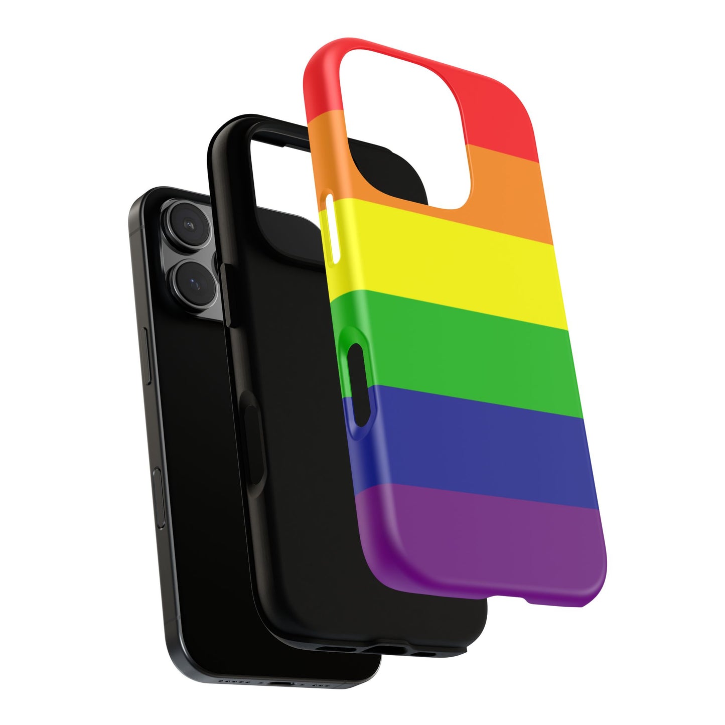 Rainbow Pride iPhone Case – LGBTQ Flag Protective Cover for iPhone 11 12 13 14 15 16 17