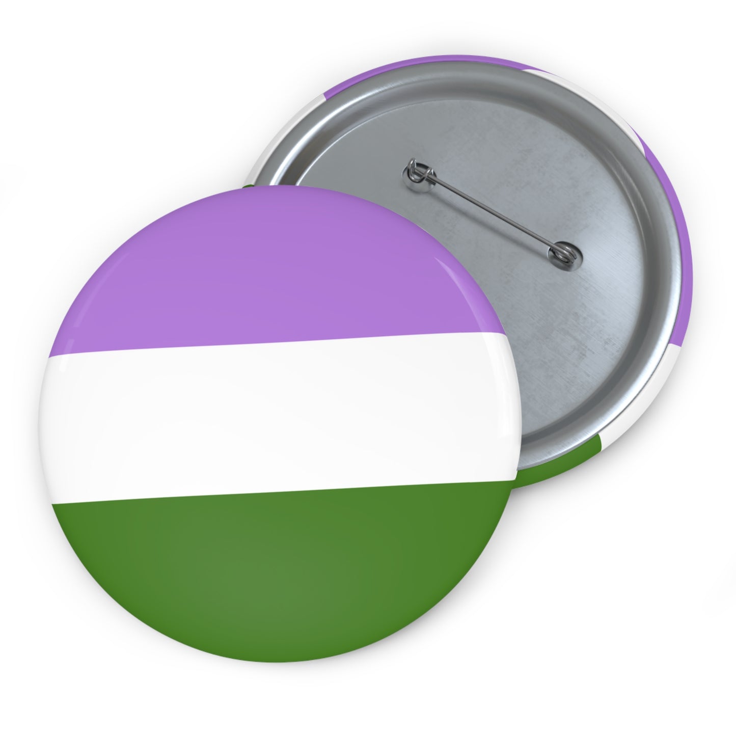 Genderqueer Pride Pin Button – LGBTQ Flag Badge