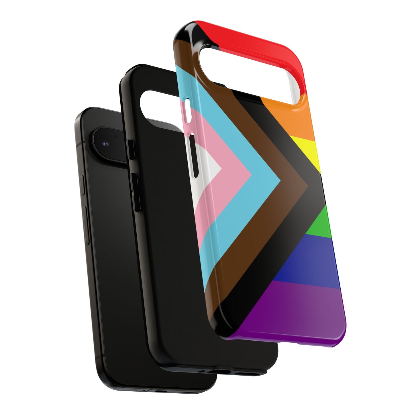 Progress Pride Google Pixel Phone Case – LGBTQ Protective Cover for Pixel 6 7 8 9