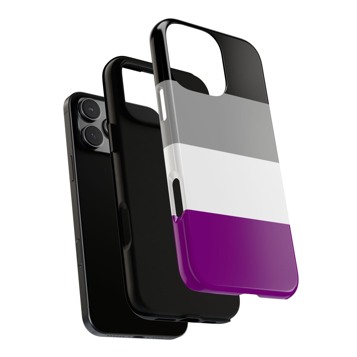 Asexual Pride iPhone Case – LGBTQ Flag Protective Cover for iPhone 11 12 13 14 15 16 17