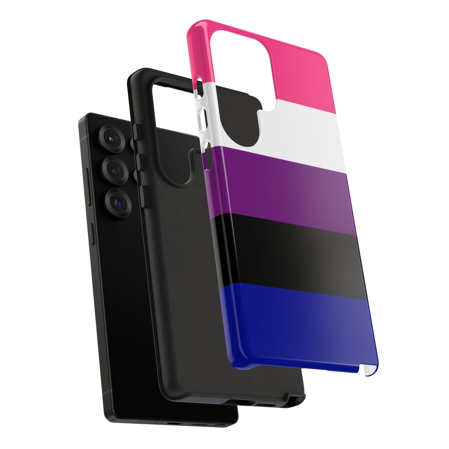 Genderfluid Pride Samsung Phone Case – LGBTQ Flag Protective Cover for Galaxy S21 S22 S23 S24 S25
