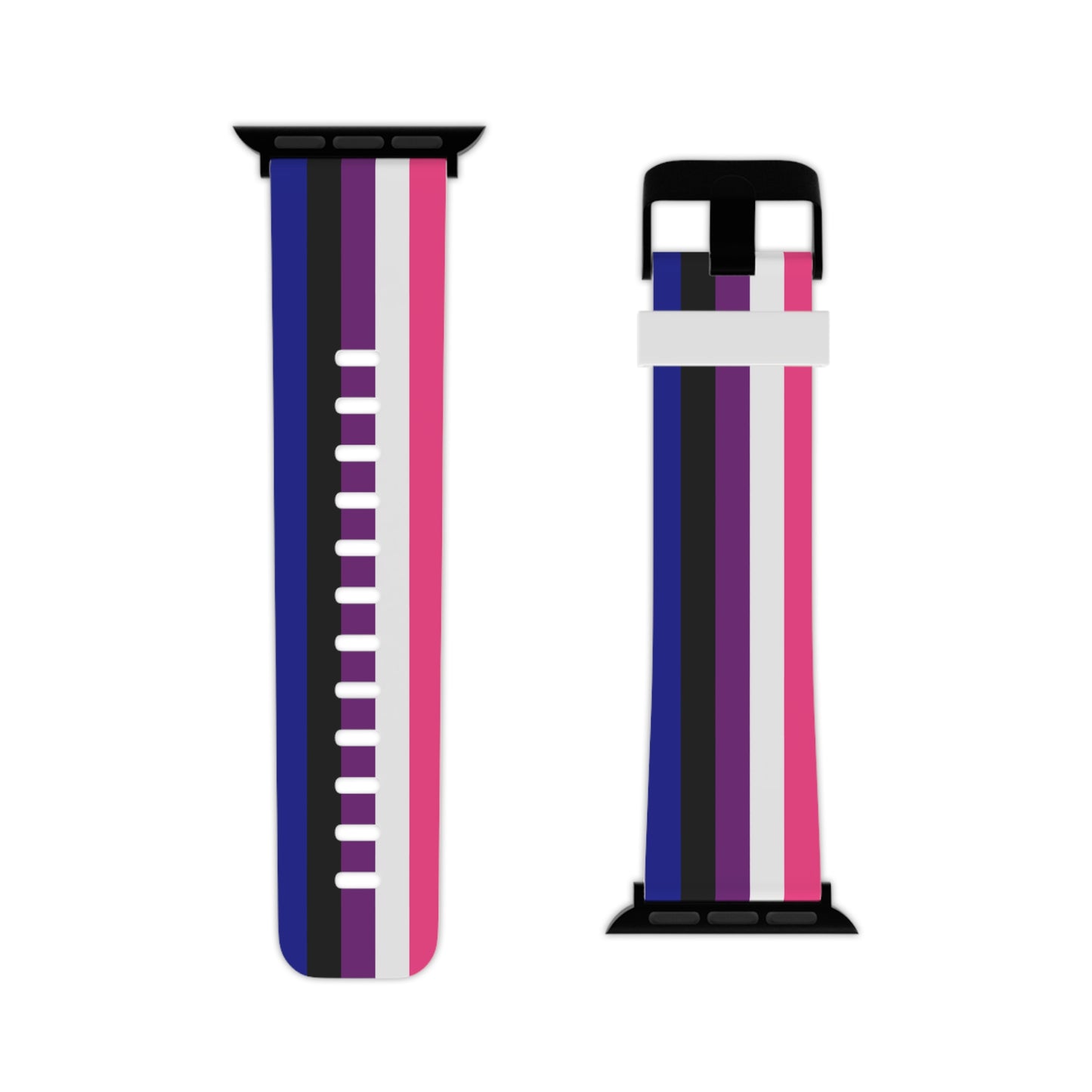 Genderfluid Pride Apple Watch Band – LGBTQ Silicone Strap