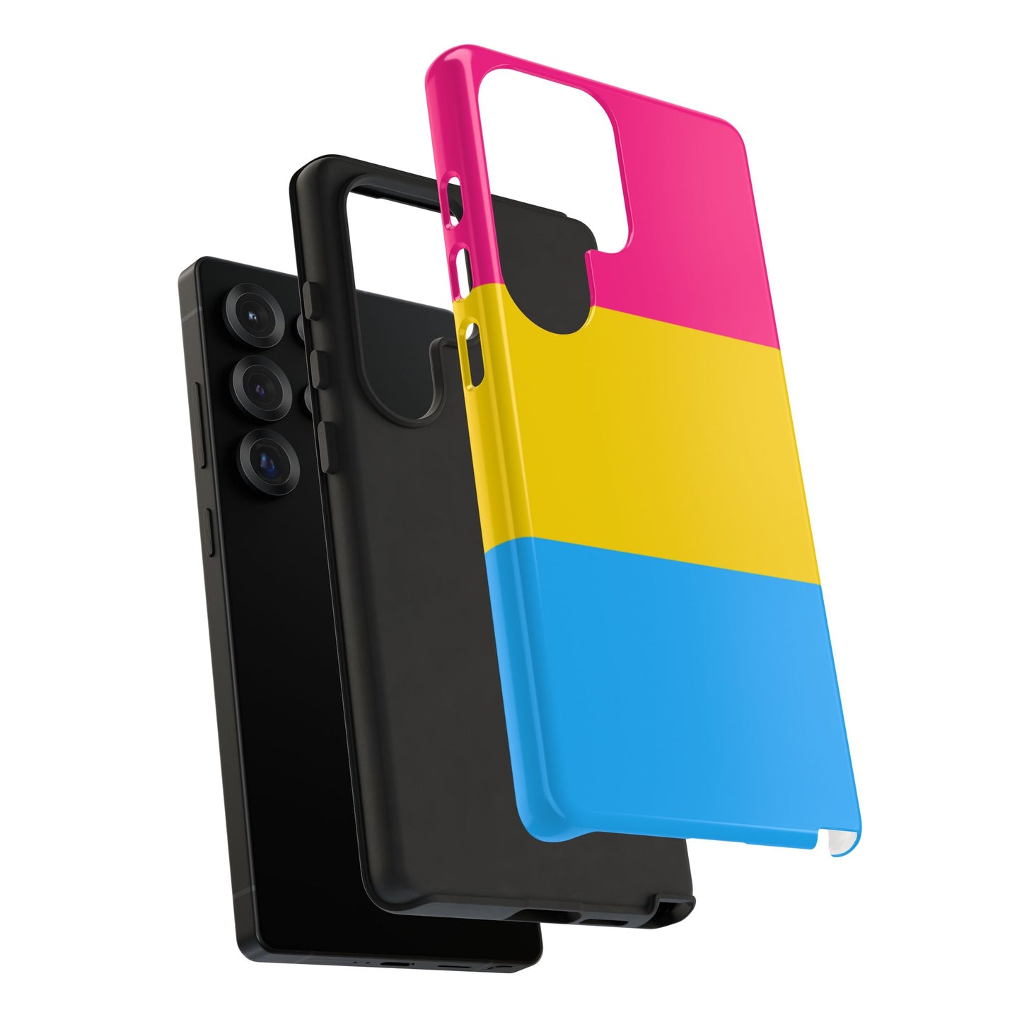 Pansexual Pride Samsung Phone Case – LGBTQ Flag Protective Cover for Galaxy S21 S22 S23 S24 S25