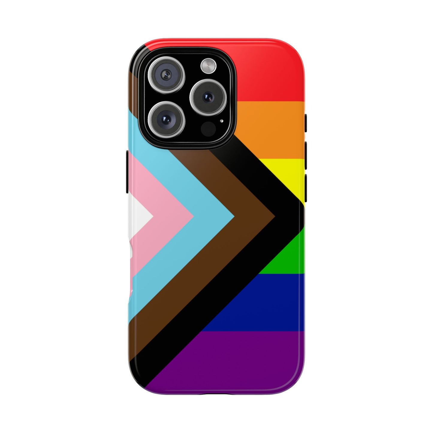Progress Pride iPhone Case – LGBTQ Flag Protective Cover for iPhone 11 12 13 14 15 16 17