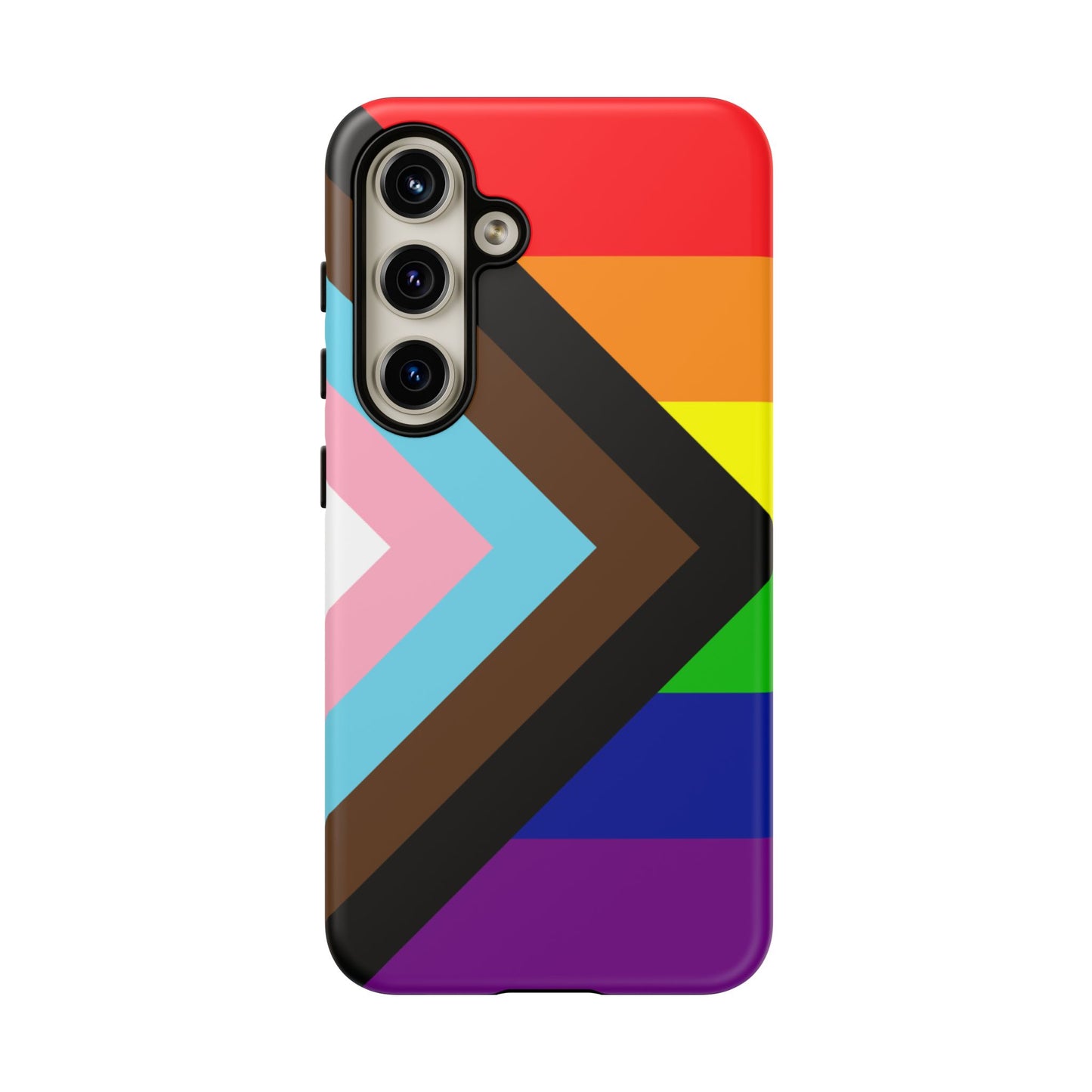 Progress Pride Samsung Phone Case – LGBTQ Flag Protective Cover for Galaxy S21 S22 S23 S24 S25