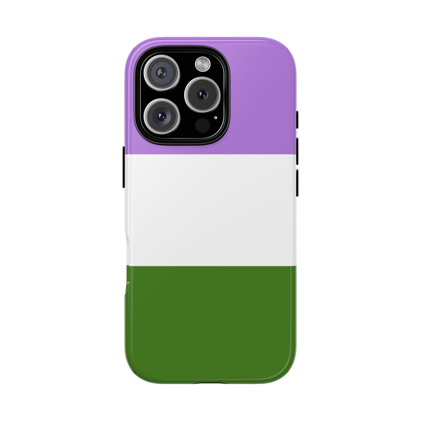 Genderqueer Pride iPhone Case – LGBTQ Flag Protective Cover for iPhone 11 12 13 14 15 16 17