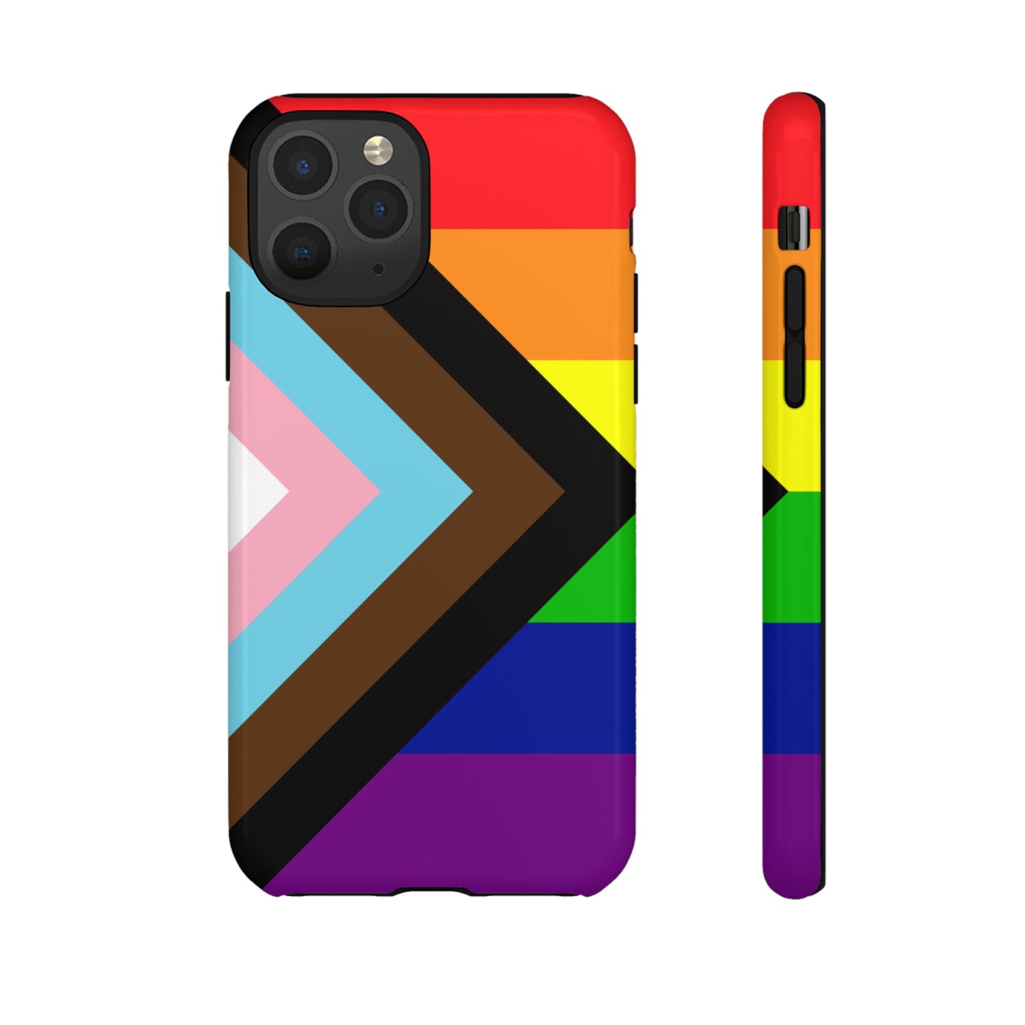 Progress Pride iPhone Case – LGBTQ Flag Protective Cover for iPhone 11 12 13 14 15 16 17