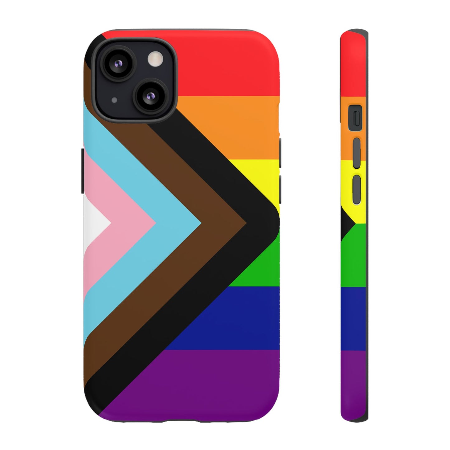 Progress Pride iPhone Case – LGBTQ Flag Protective Cover for iPhone 11 12 13 14 15 16 17