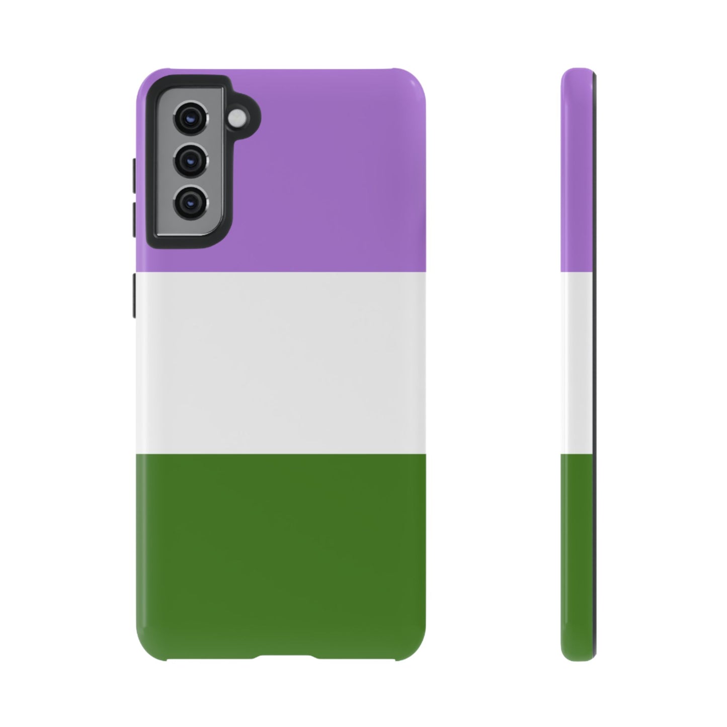 Genderqueer Pride Samsung Phone Case – LGBTQ Flag Protective Cover for Galaxy S21 S22 S23 S24 S25