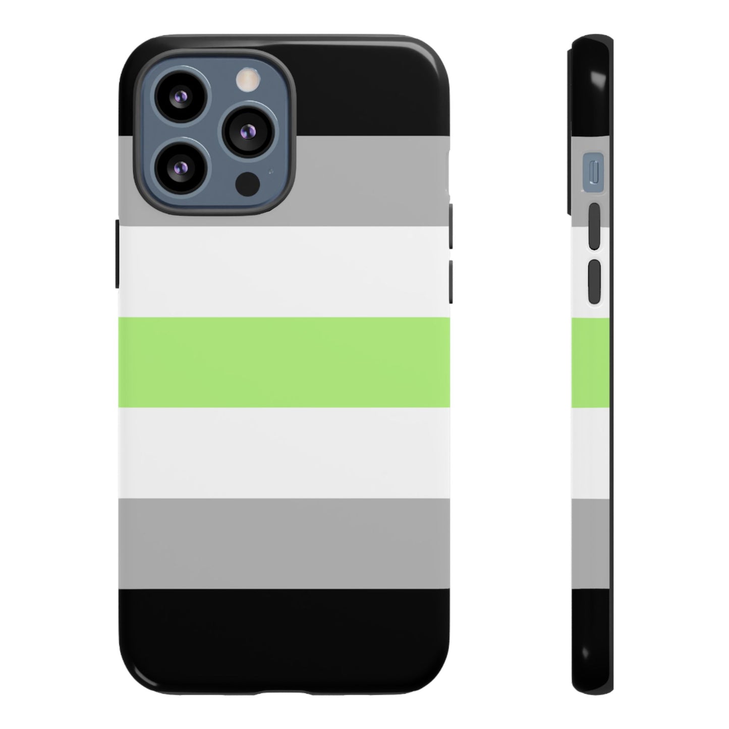 Agender Pride iPhone Case – LGBTQ Flag Protective Cover for iPhone 11 12 13 14 15 16 17