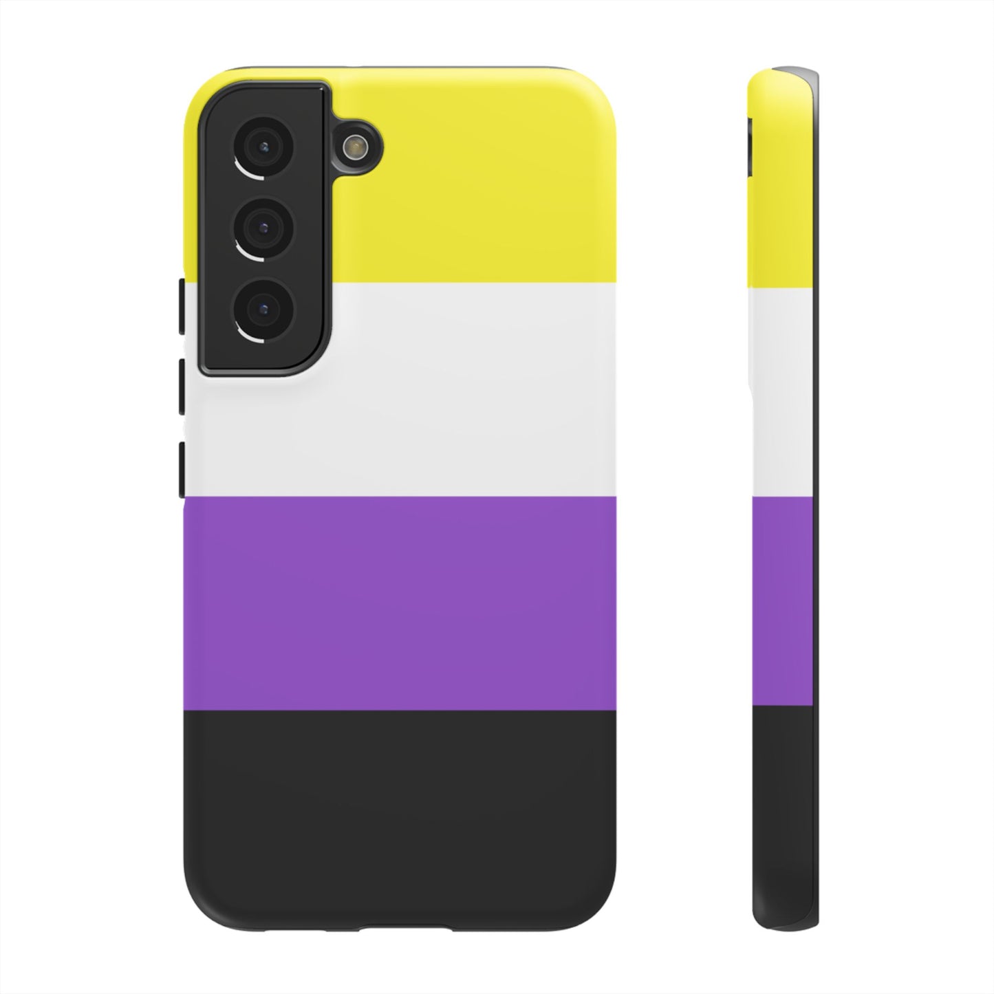 Nonbinary Pride Samsung Phone Case – LGBTQ Flag Protective Cover for Galaxy S21 S22 S23 S24 S25