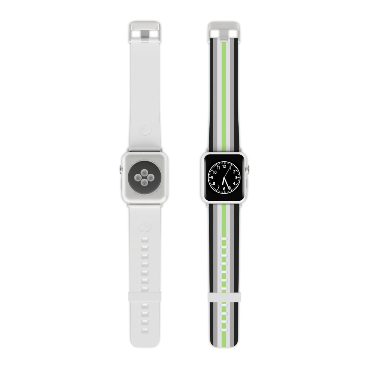 Agender Pride Apple Watch Band – LGBTQ Silicone Strap (38mm–49mm)