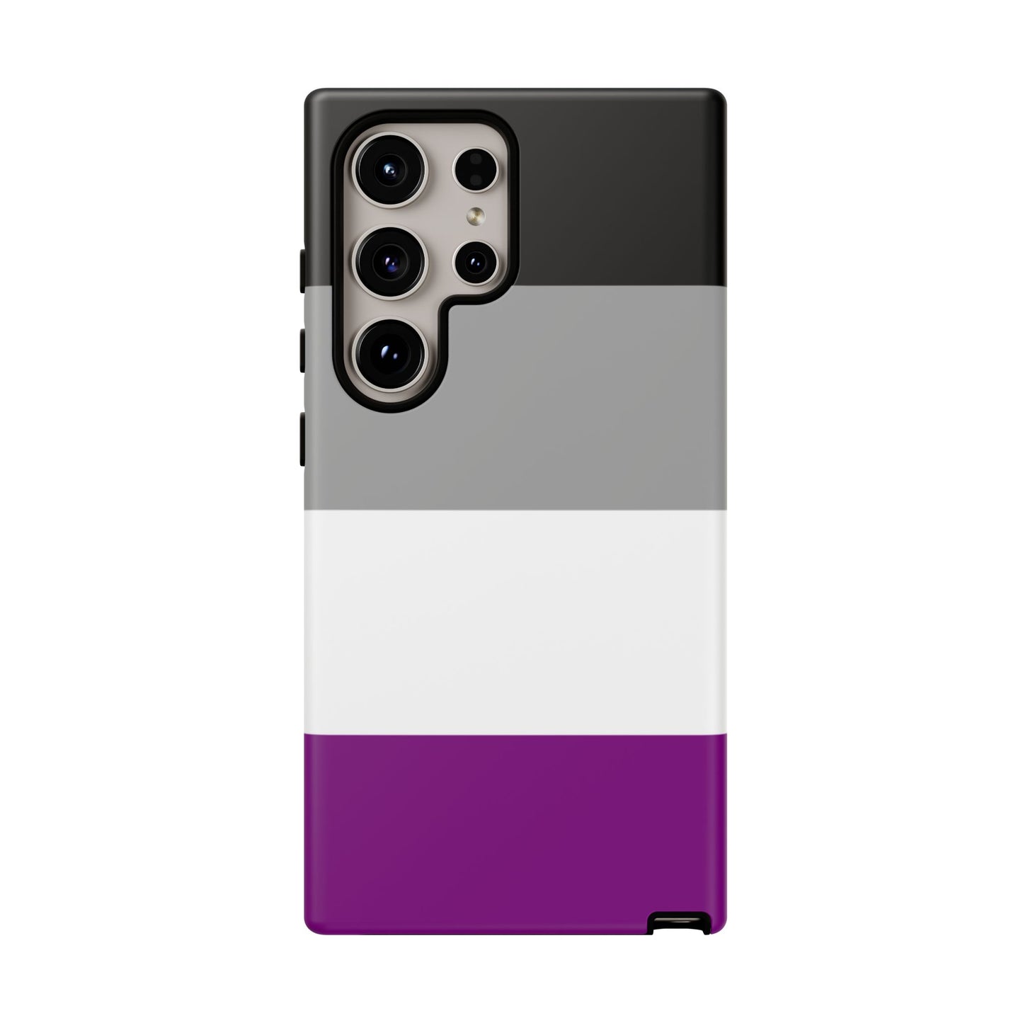 Asexual Pride Samsung Phone Case – LGBTQ Flag Protective Cover for Galaxy S21 S22 S23 S24 S25