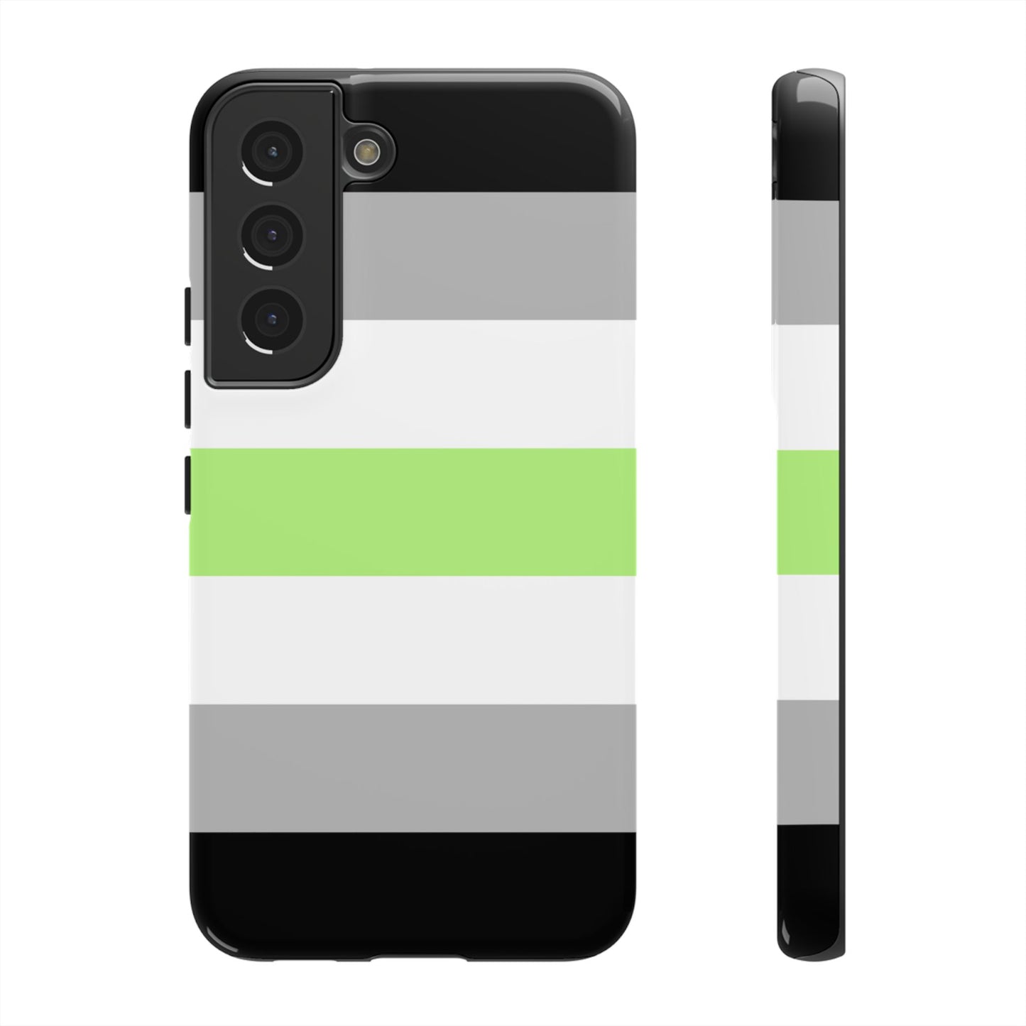 Agender Pride Samsung Phone Case – LGBTQ Flag Protective Cover for Galaxy S21 S22 S23 S24 S25