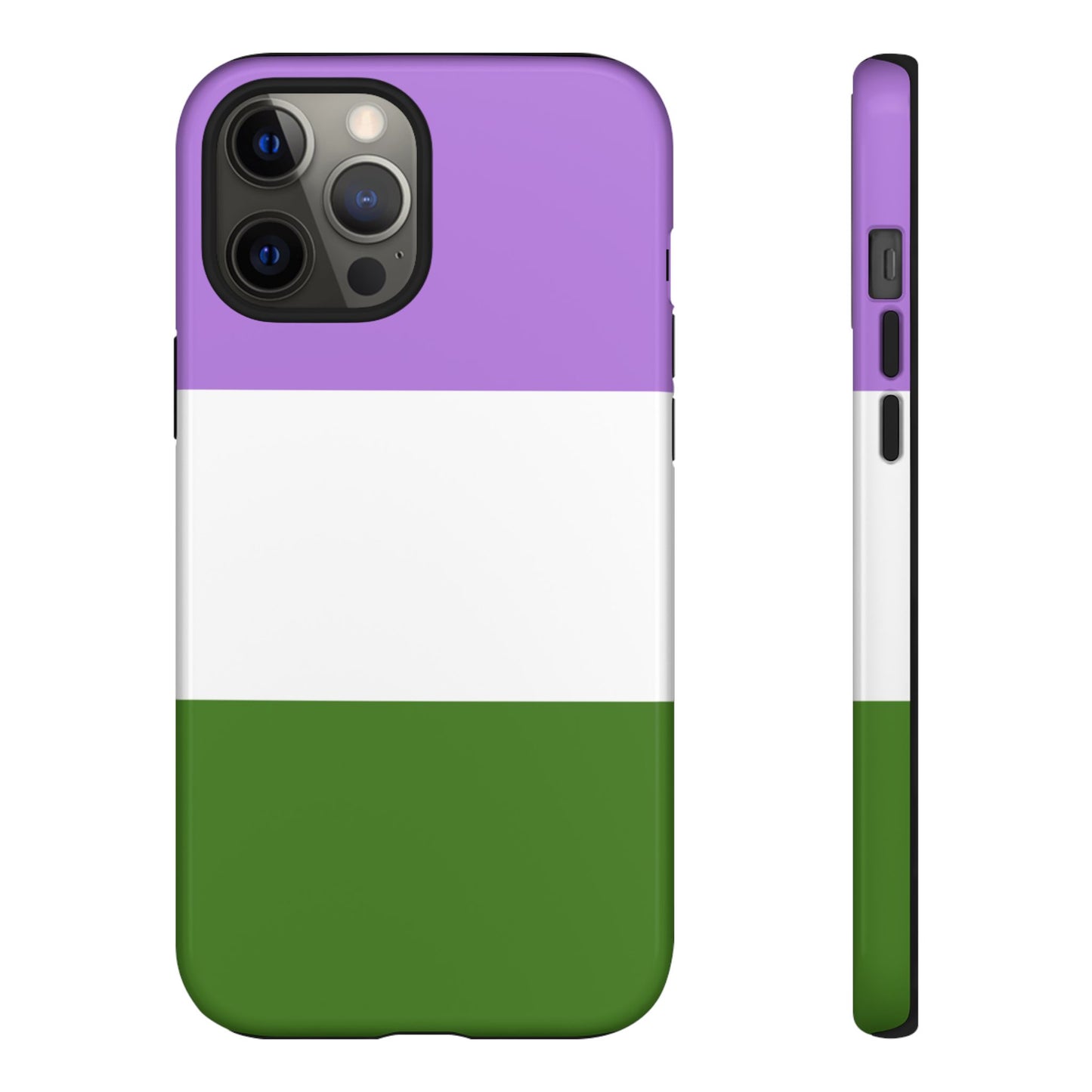 Genderqueer Pride iPhone Case – LGBTQ Flag Protective Cover for iPhone 11 12 13 14 15 16 17