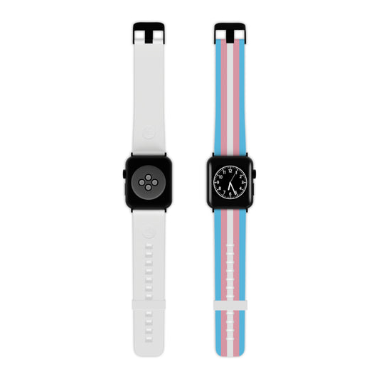 Transgender Pride Apple Watch Band – LGBTQ Silicone Strap
