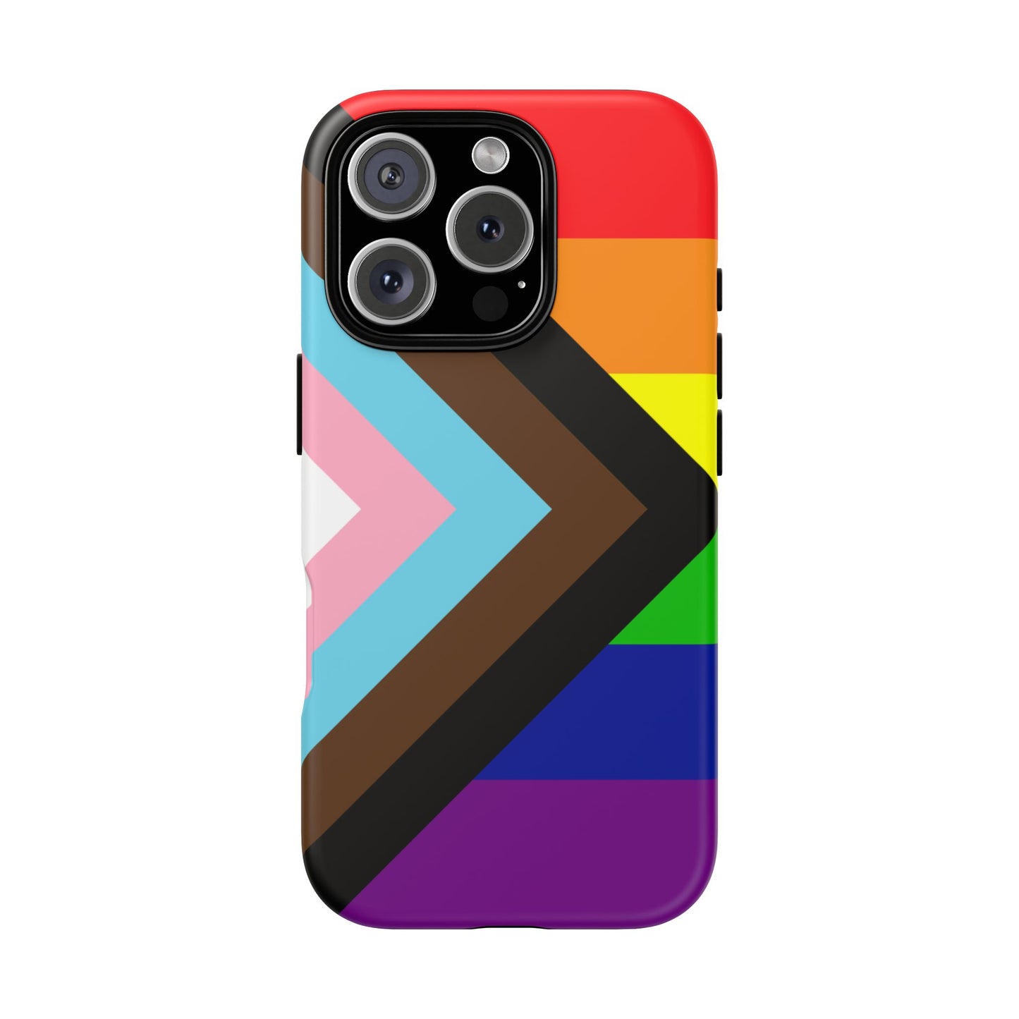 Progress Pride iPhone Case – LGBTQ Flag Protective Cover for iPhone 11 12 13 14 15 16 17