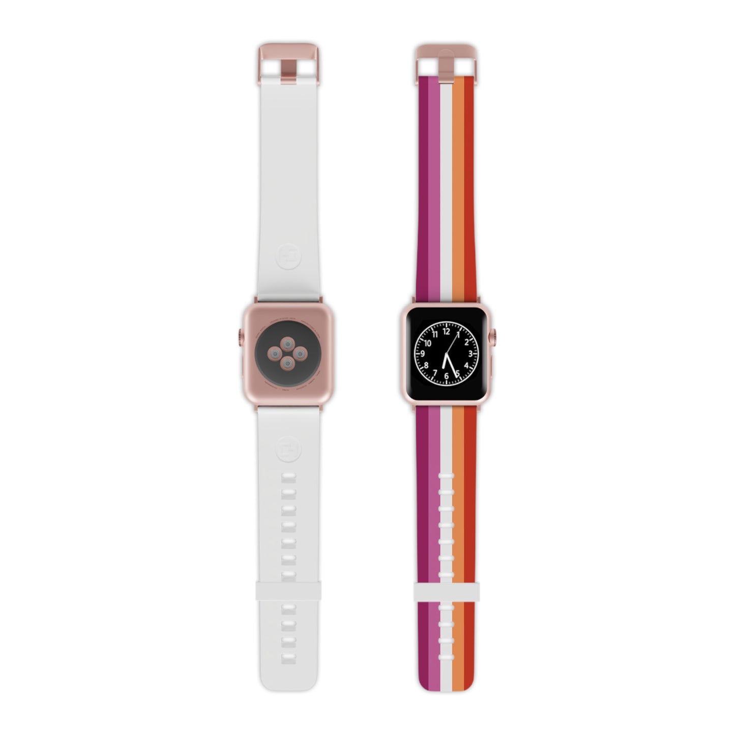 Lesbian Pride Apple Watch Band – LGBTQ Silicone Strap