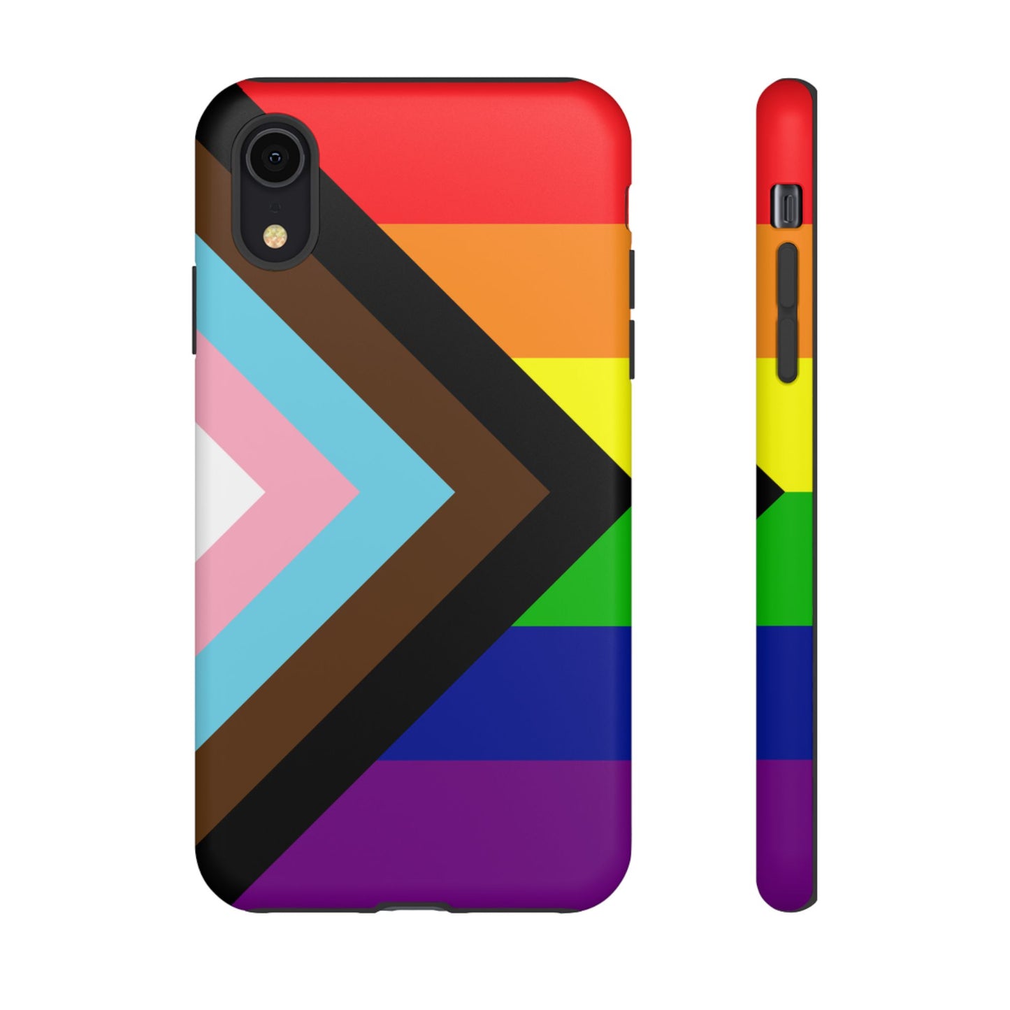 Progress Pride iPhone Case – LGBTQ Flag Protective Cover for iPhone 11 12 13 14 15 16 17