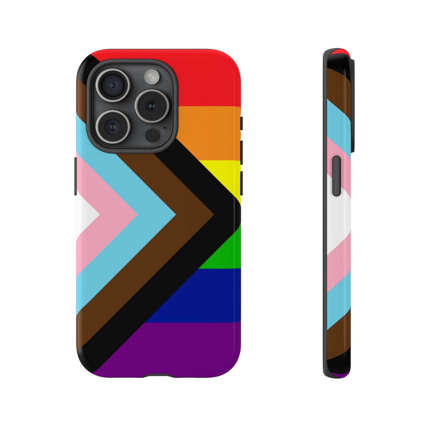 Progress Pride iPhone Case – LGBTQ Flag Protective Cover for iPhone 11 12 13 14 15 16 17
