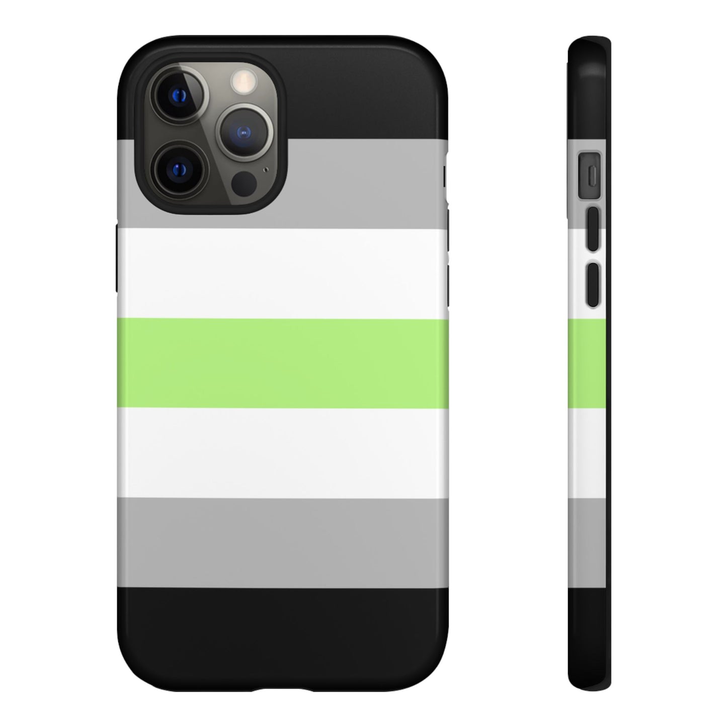 Agender Pride iPhone Case – LGBTQ Flag Protective Cover for iPhone 11 12 13 14 15 16 17