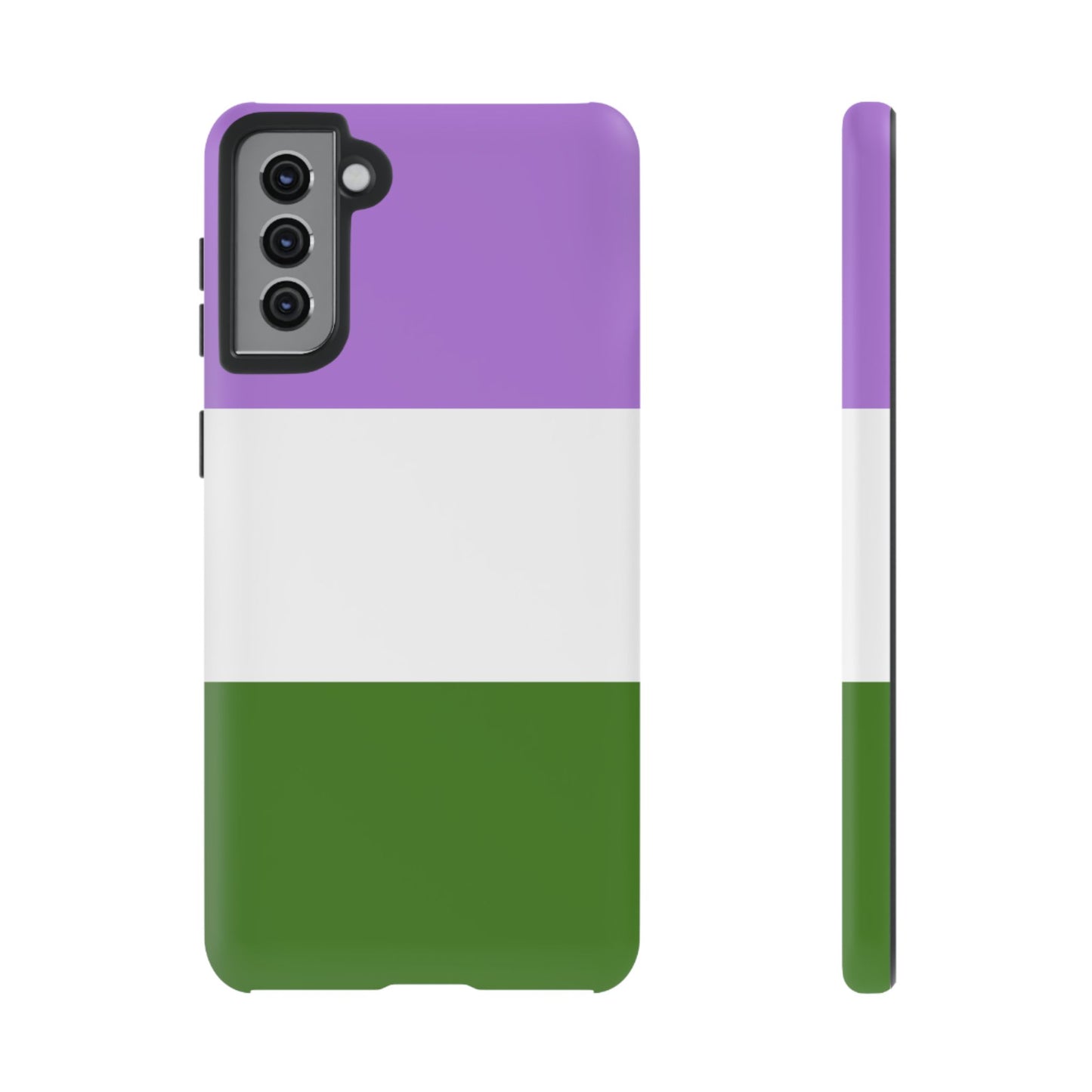 Genderqueer Pride Samsung Phone Case – LGBTQ Flag Protective Cover for Galaxy S21 S22 S23 S24 S25