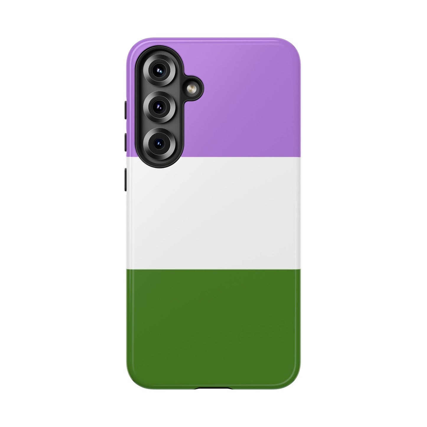 Genderqueer Pride Samsung Phone Case – LGBTQ Flag Protective Cover for Galaxy S21 S22 S23 S24 S25