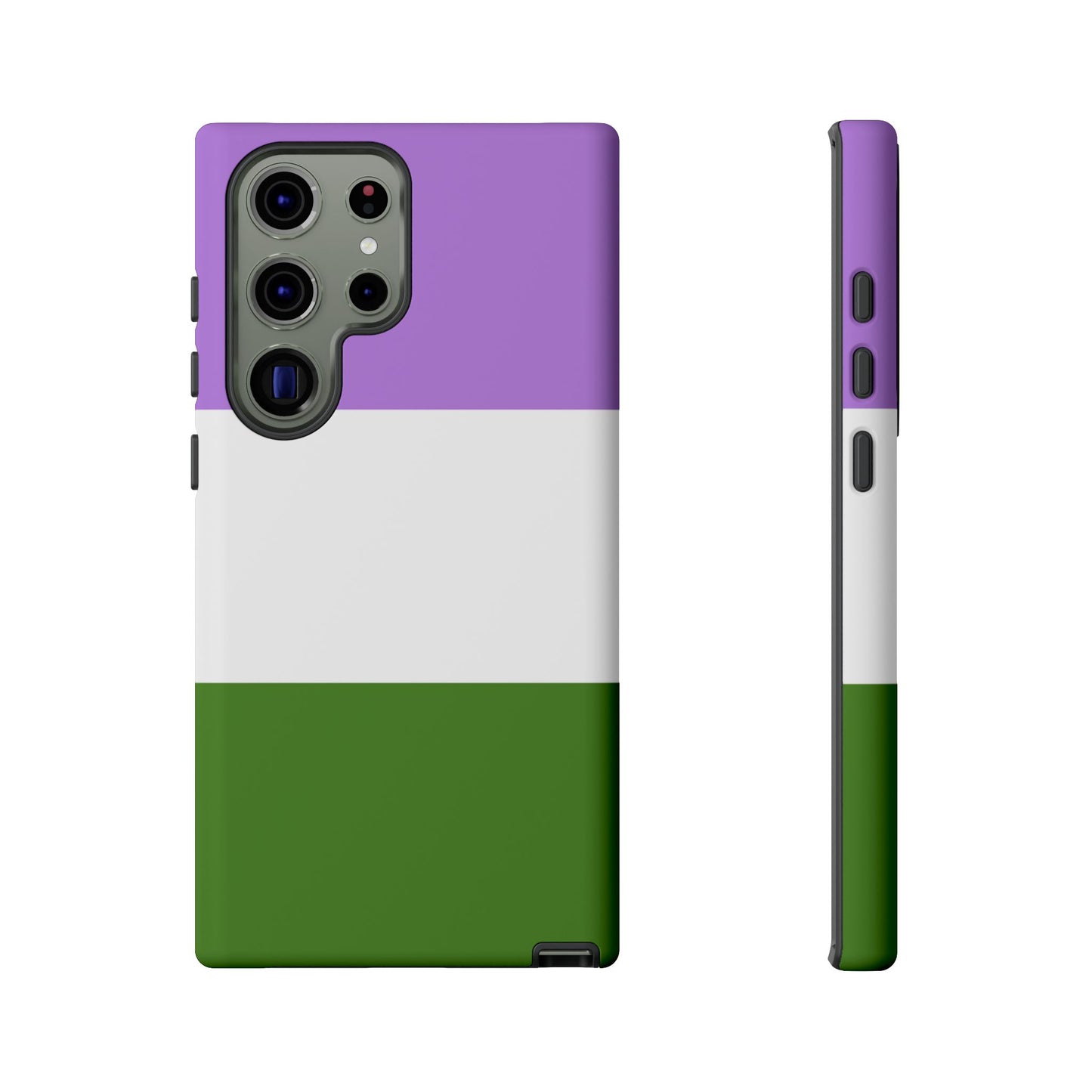 Genderqueer Pride Samsung Phone Case – LGBTQ Flag Protective Cover for Galaxy S21 S22 S23 S24 S25