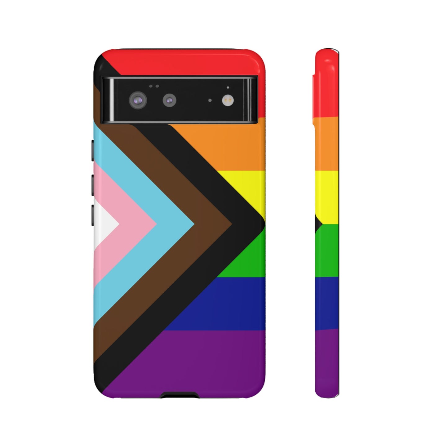 Progress Pride Google Pixel Phone Case – LGBTQ Protective Cover for Pixel 6 7 8 9