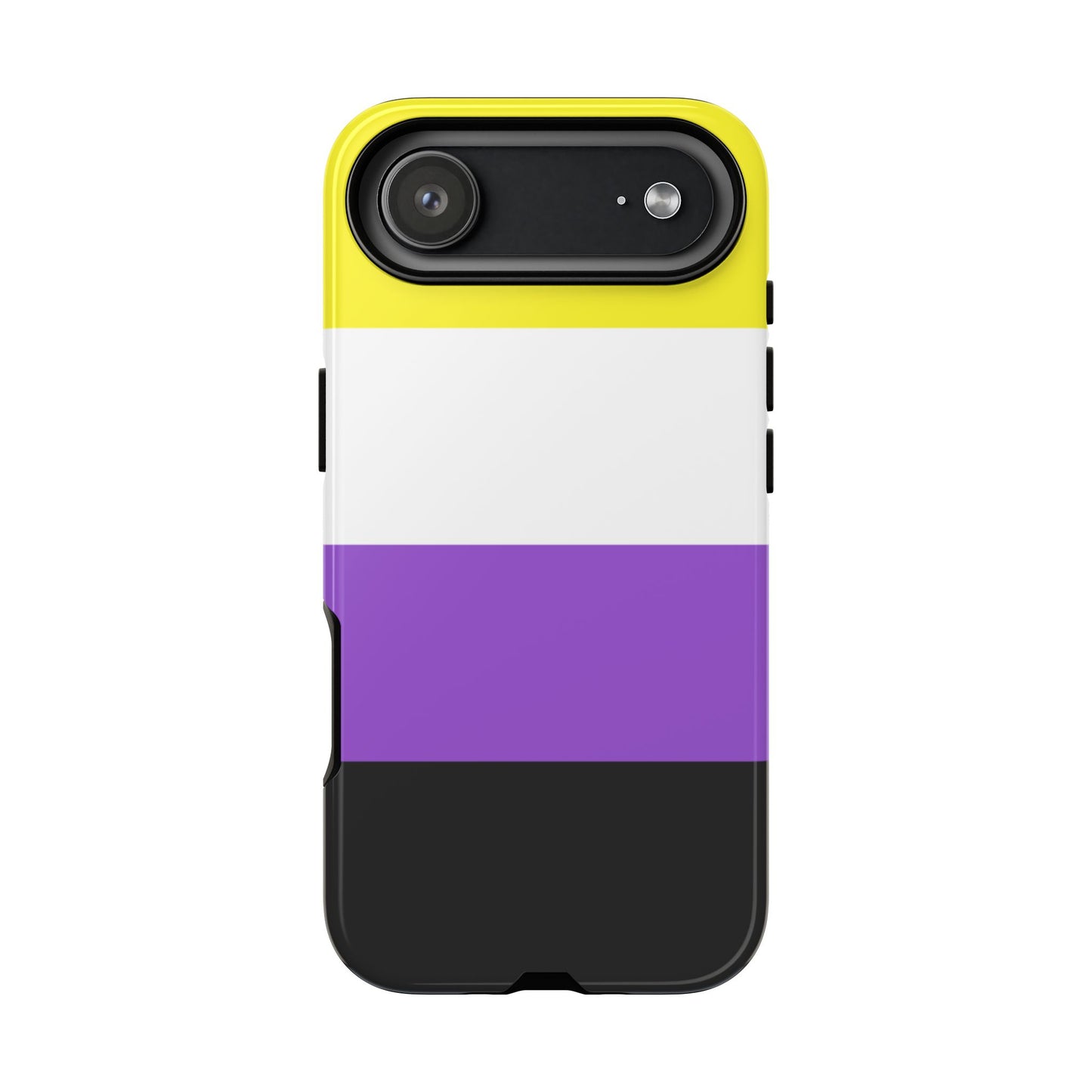 Nonbinary Pride iPhone Case – LGBTQ Flag Protective Cover for iPhone 11 12 13 14 15 16 17