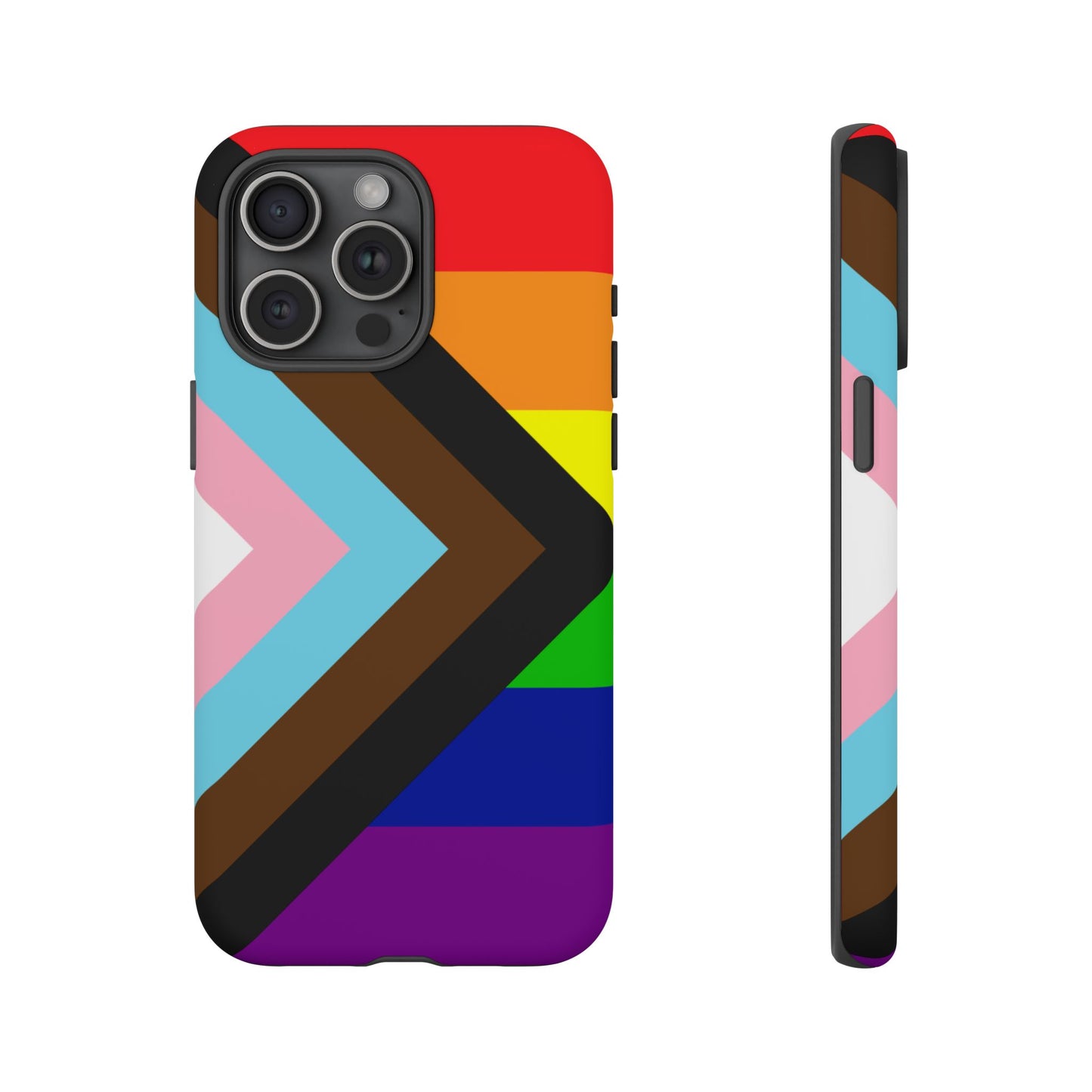 Progress Pride iPhone Case – LGBTQ Flag Protective Cover for iPhone 11 12 13 14 15 16 17
