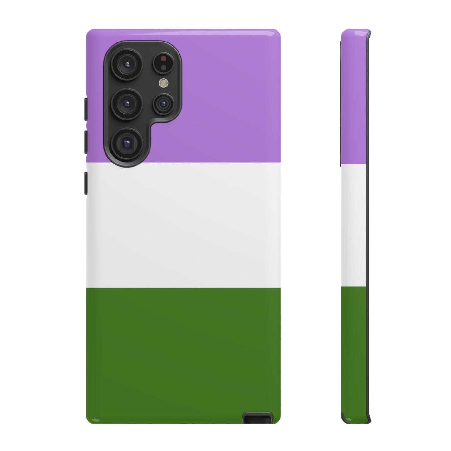 Genderqueer Pride Samsung Phone Case – LGBTQ Flag Protective Cover for Galaxy S21 S22 S23 S24 S25