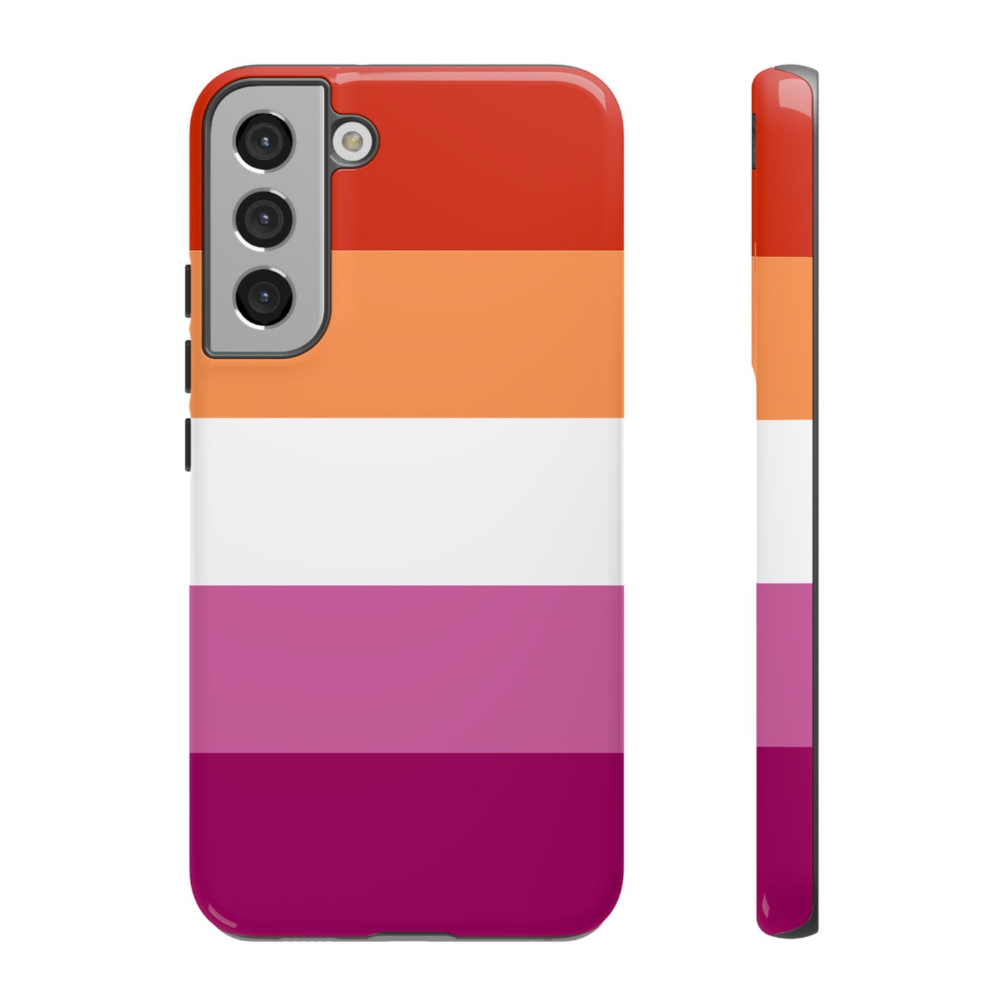 Lesbian Pride Samsung Phone Case – LGBTQ Flag Protective Cover for Galaxy S21 S22 S23 S24 S25