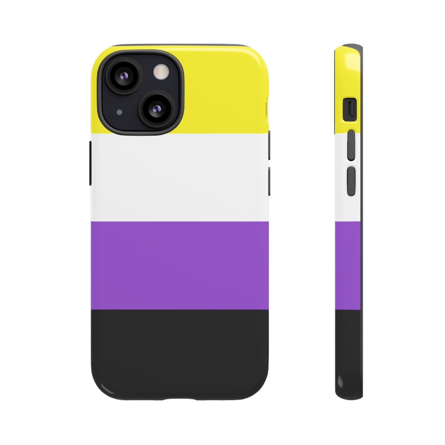 Nonbinary Pride iPhone Case – LGBTQ Flag Protective Cover for iPhone 11 12 13 14 15 16 17