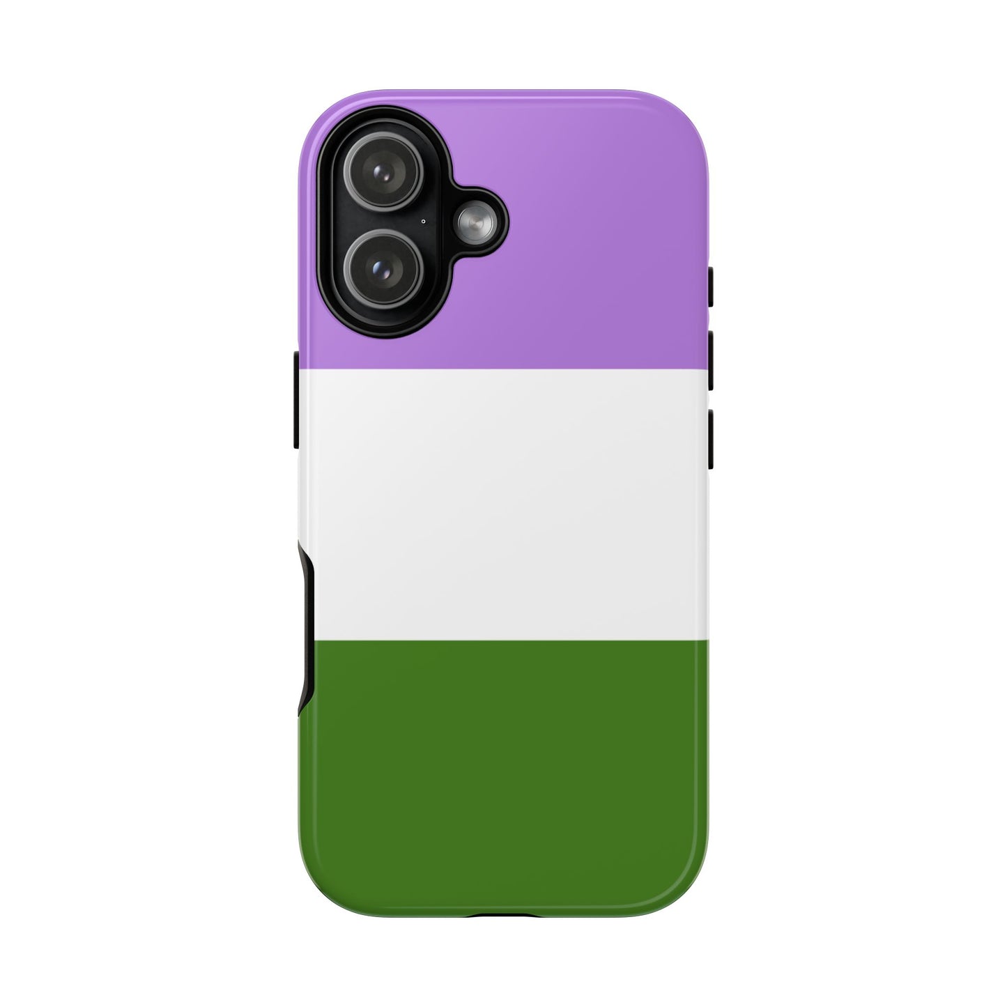 Genderqueer Pride iPhone Case – LGBTQ Flag Protective Cover for iPhone 11 12 13 14 15 16 17