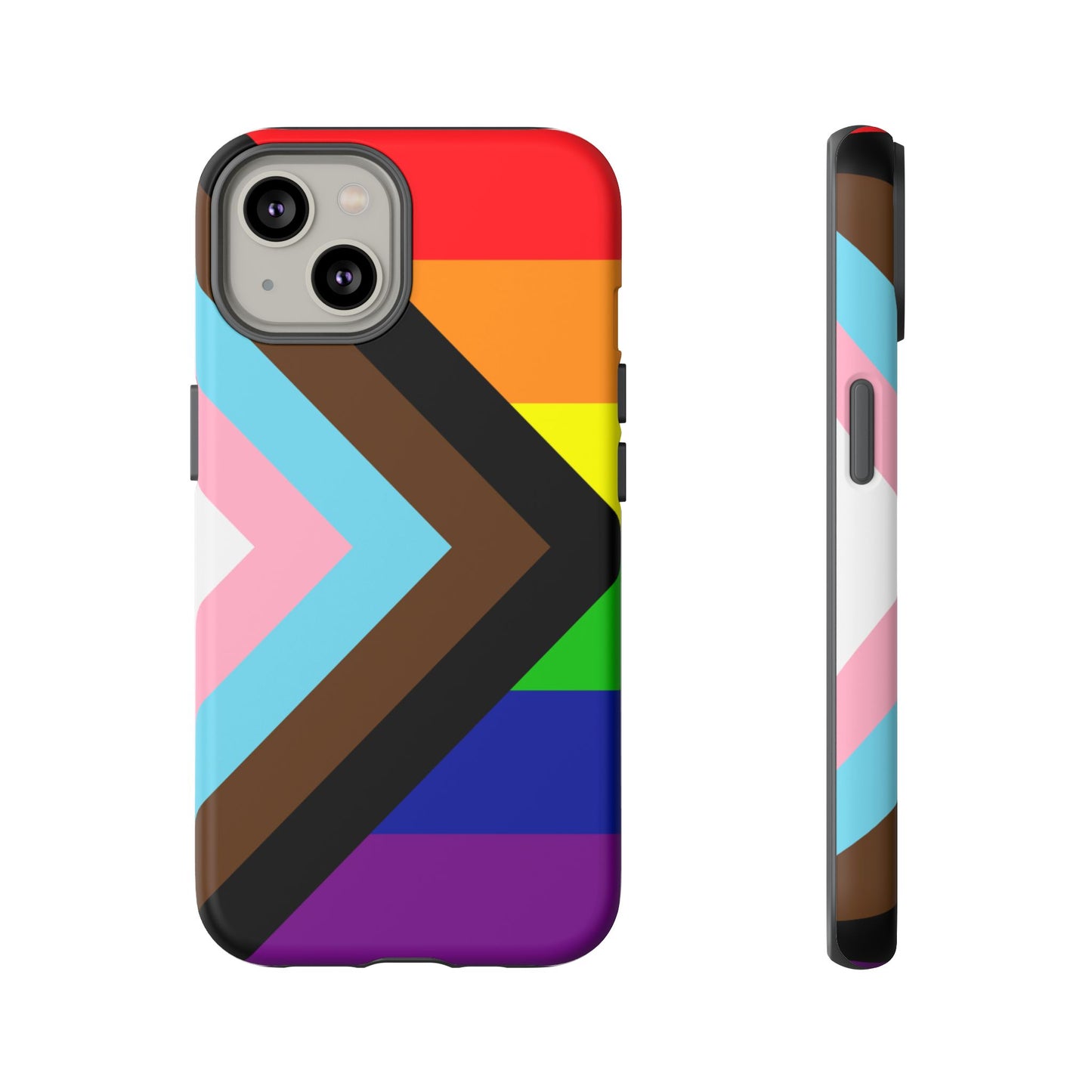 Progress Pride iPhone Case – LGBTQ Flag Protective Cover for iPhone 11 12 13 14 15 16 17