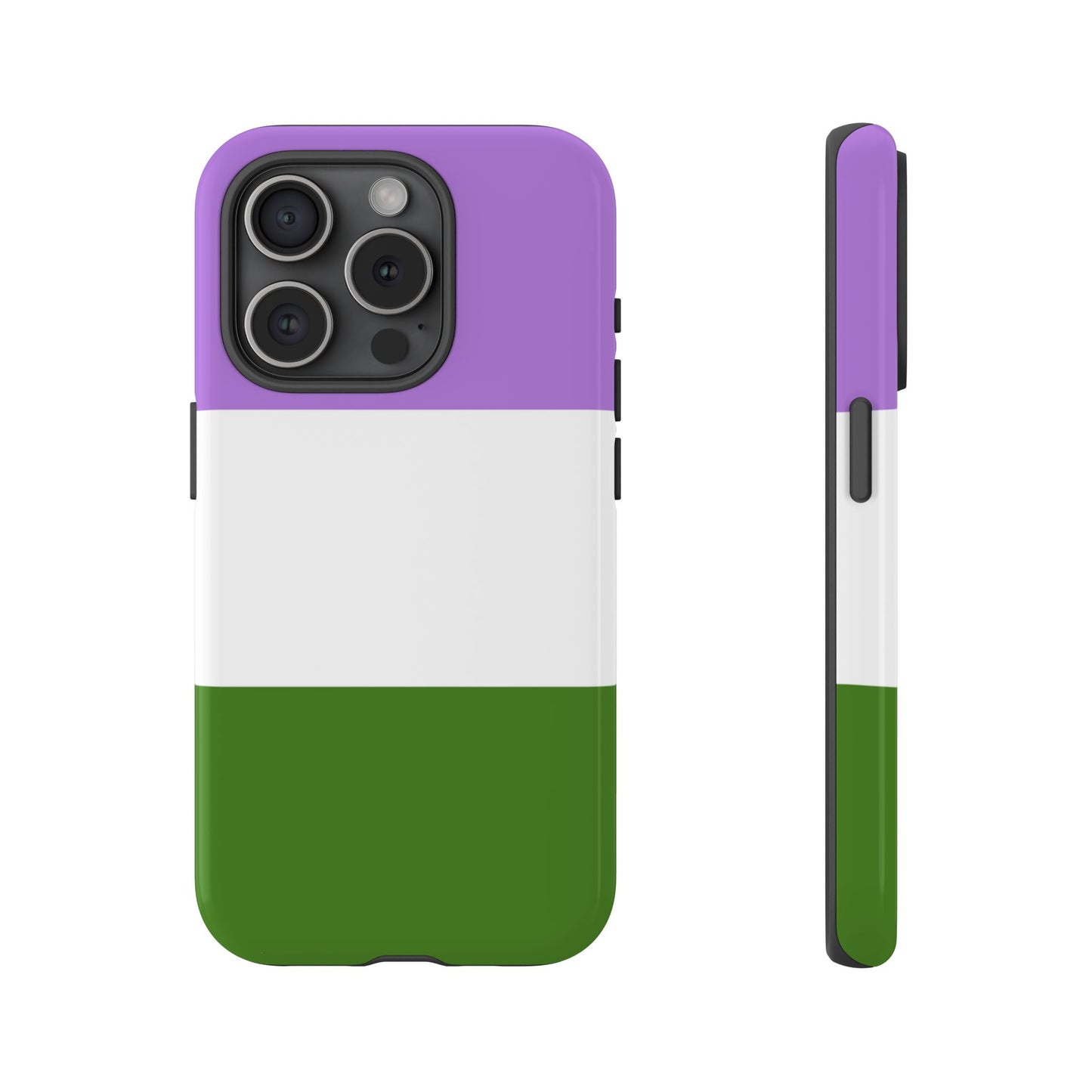 Genderqueer Pride iPhone Case – LGBTQ Flag Protective Cover for iPhone 11 12 13 14 15 16 17