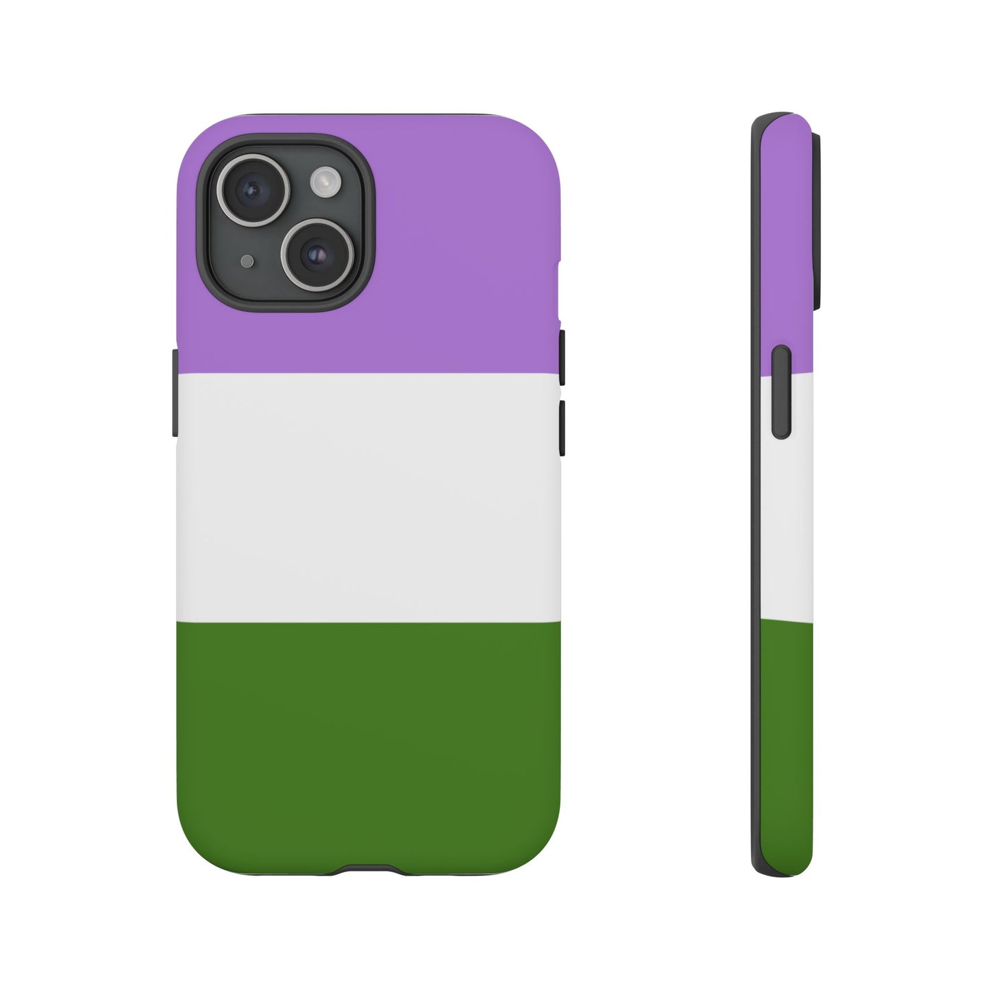 Genderqueer Pride iPhone Case – LGBTQ Flag Protective Cover for iPhone 11 12 13 14 15 16 17