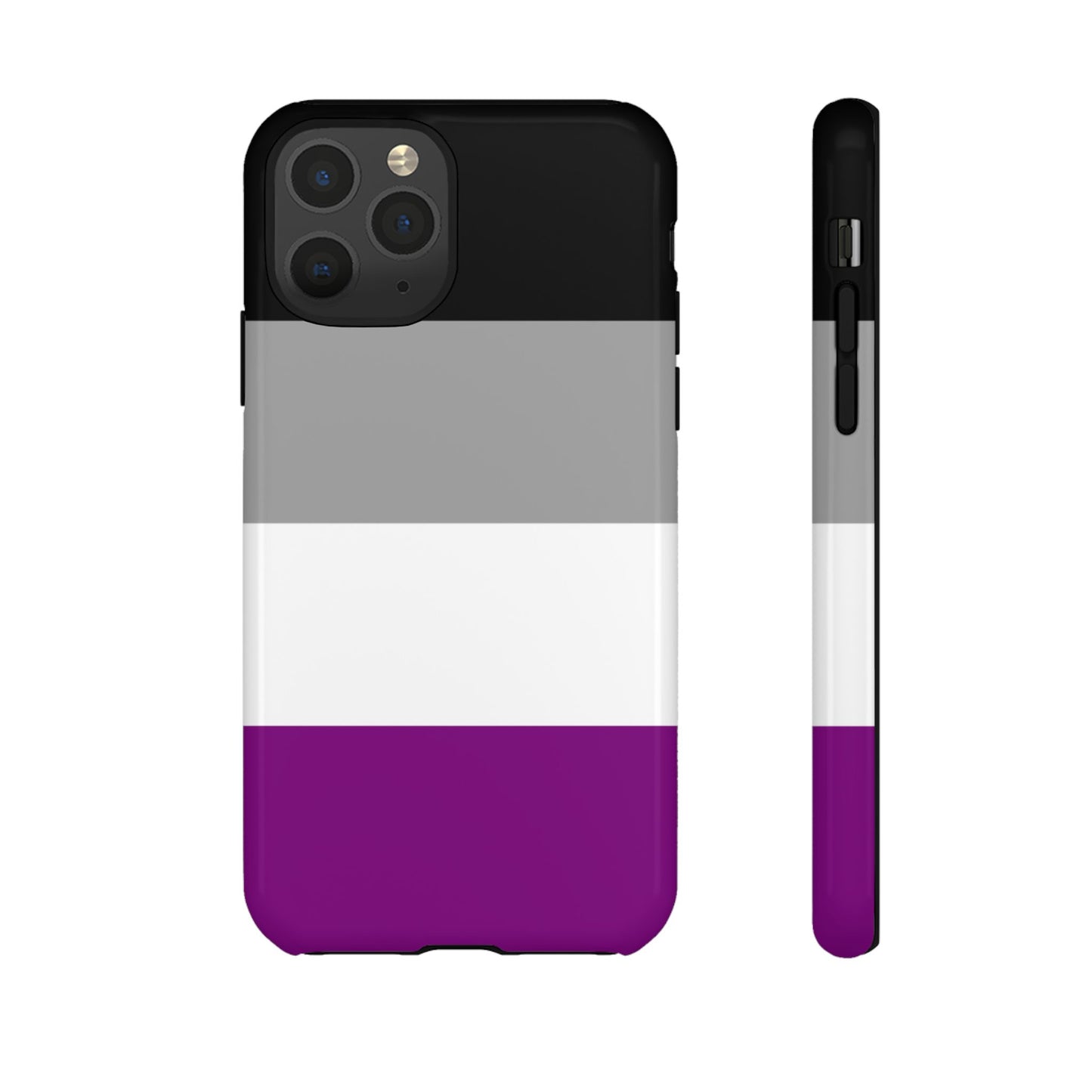 Asexual Pride iPhone Case – LGBTQ Flag Protective Cover for iPhone 11 12 13 14 15 16 17