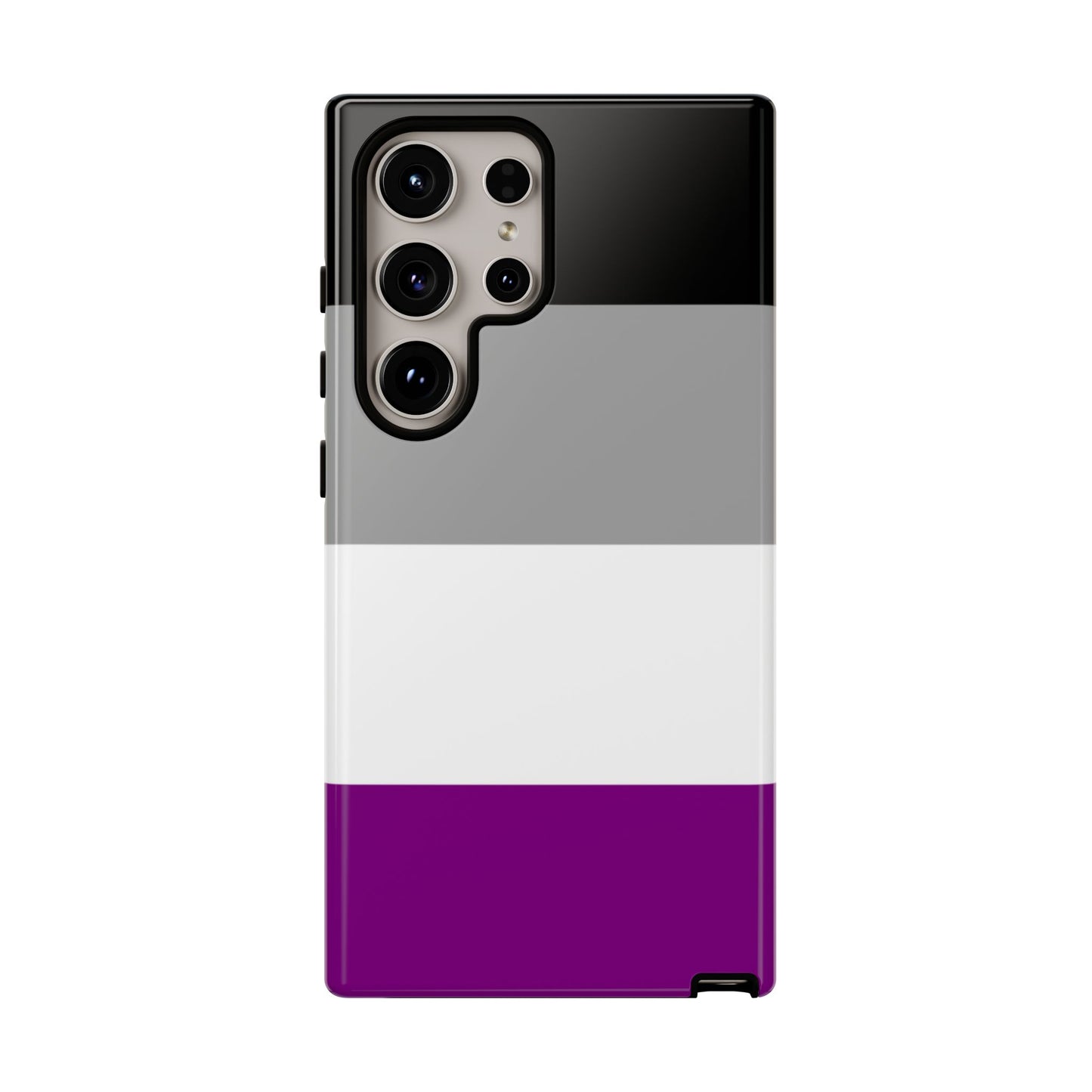 Asexual Pride Samsung Phone Case – LGBTQ Flag Protective Cover for Galaxy S21 S22 S23 S24 S25