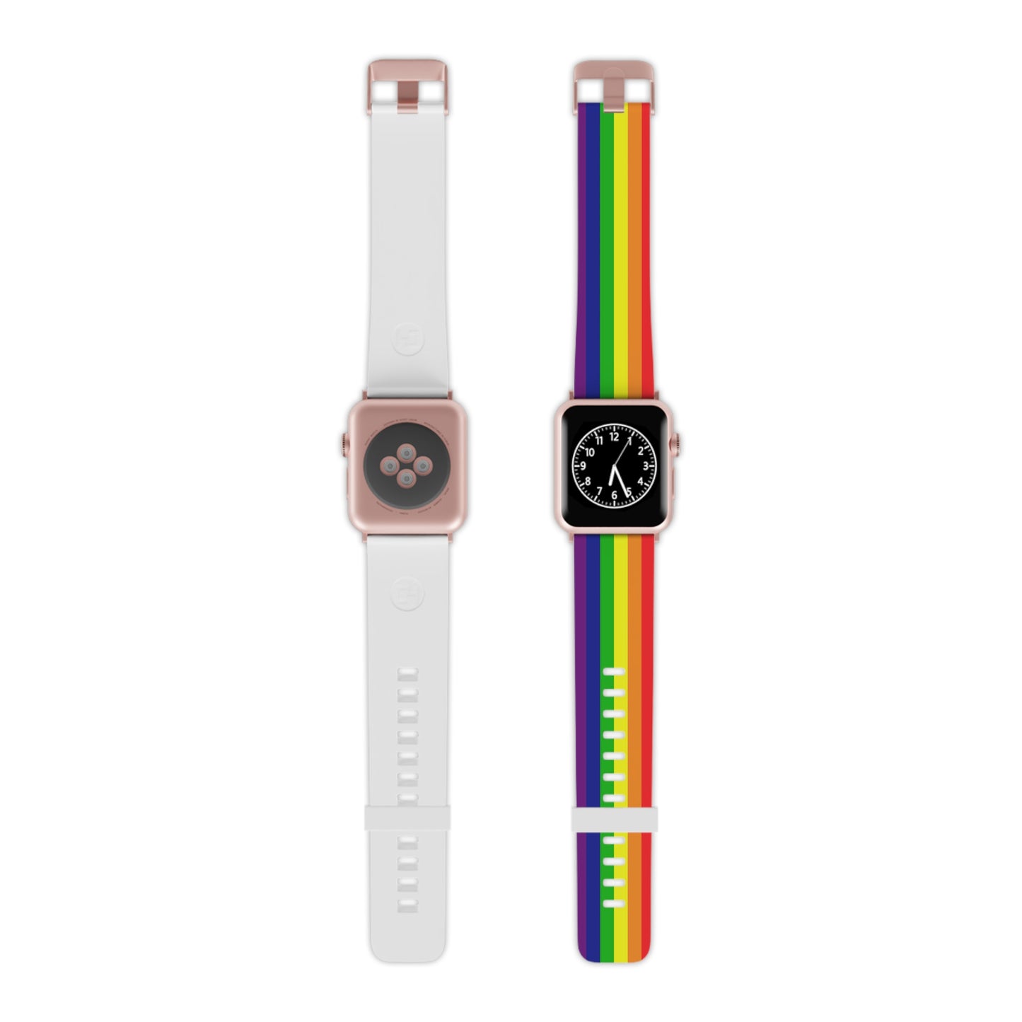 Rainbow Pride Apple Watch Band – LGBTQ Silicone Strap
