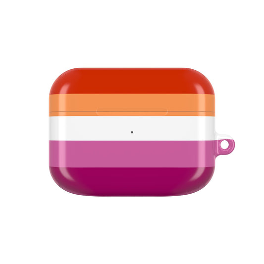 Lesbian Pride Flag AirPods Case Cover | LGBTQ AirPods Case for AirPods Pro & Gen 1–4