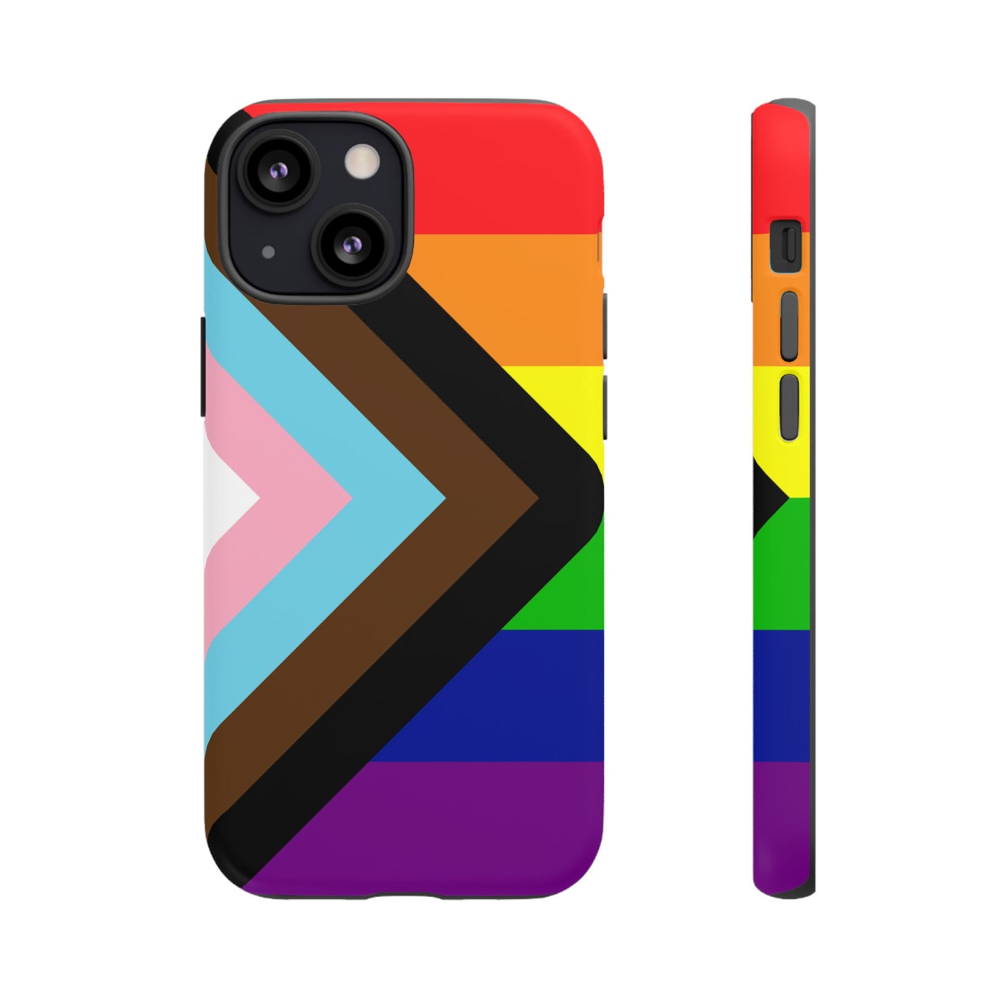 Progress Pride iPhone Case – LGBTQ Flag Protective Cover for iPhone 11 12 13 14 15 16 17