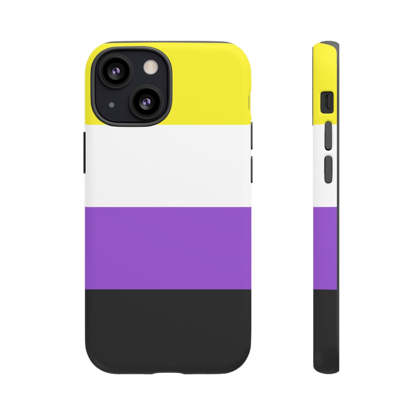 Nonbinary Pride iPhone Case – LGBTQ Flag Protective Cover for iPhone 11 12 13 14 15 16 17