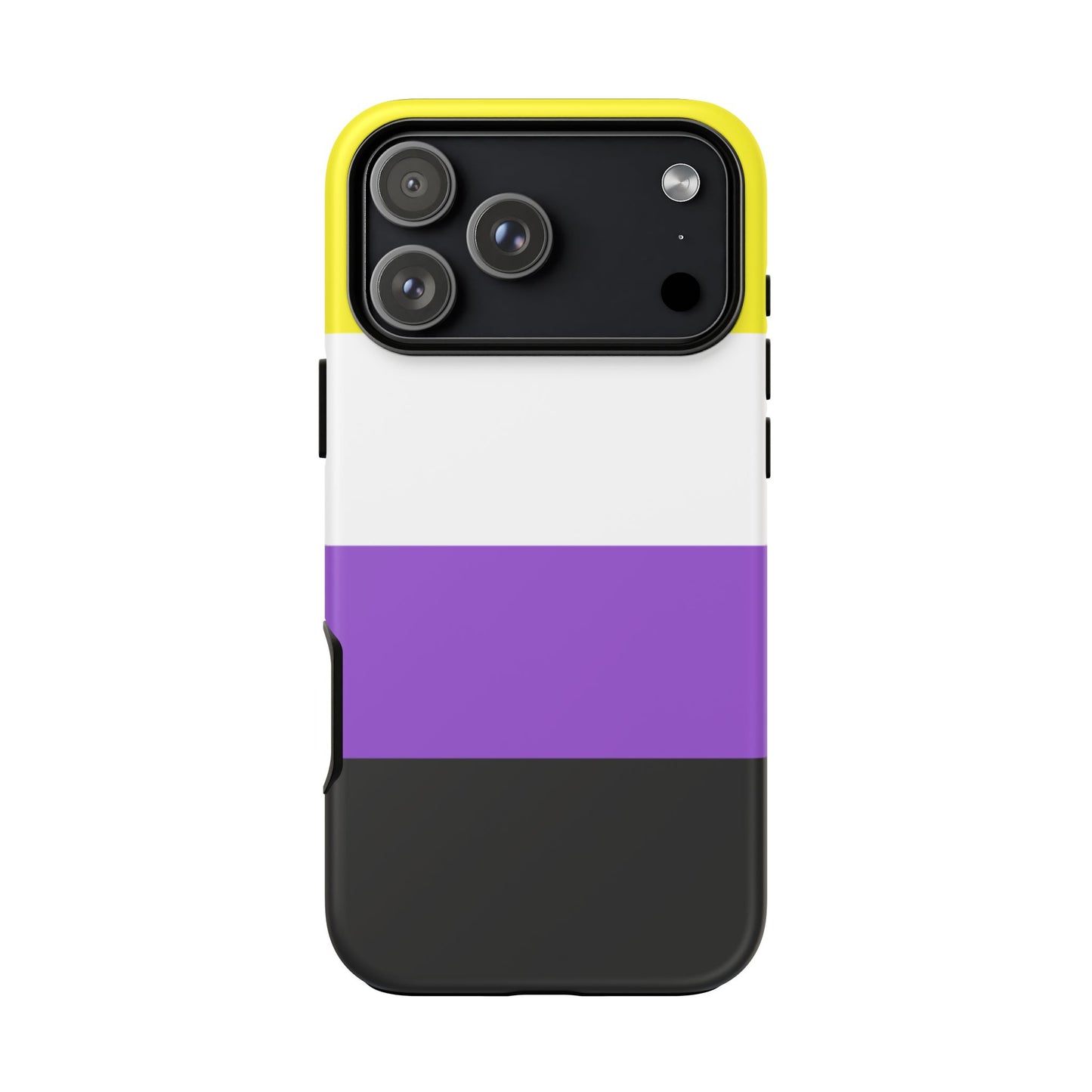 Nonbinary Pride iPhone Case – LGBTQ Flag Protective Cover for iPhone 11 12 13 14 15 16 17