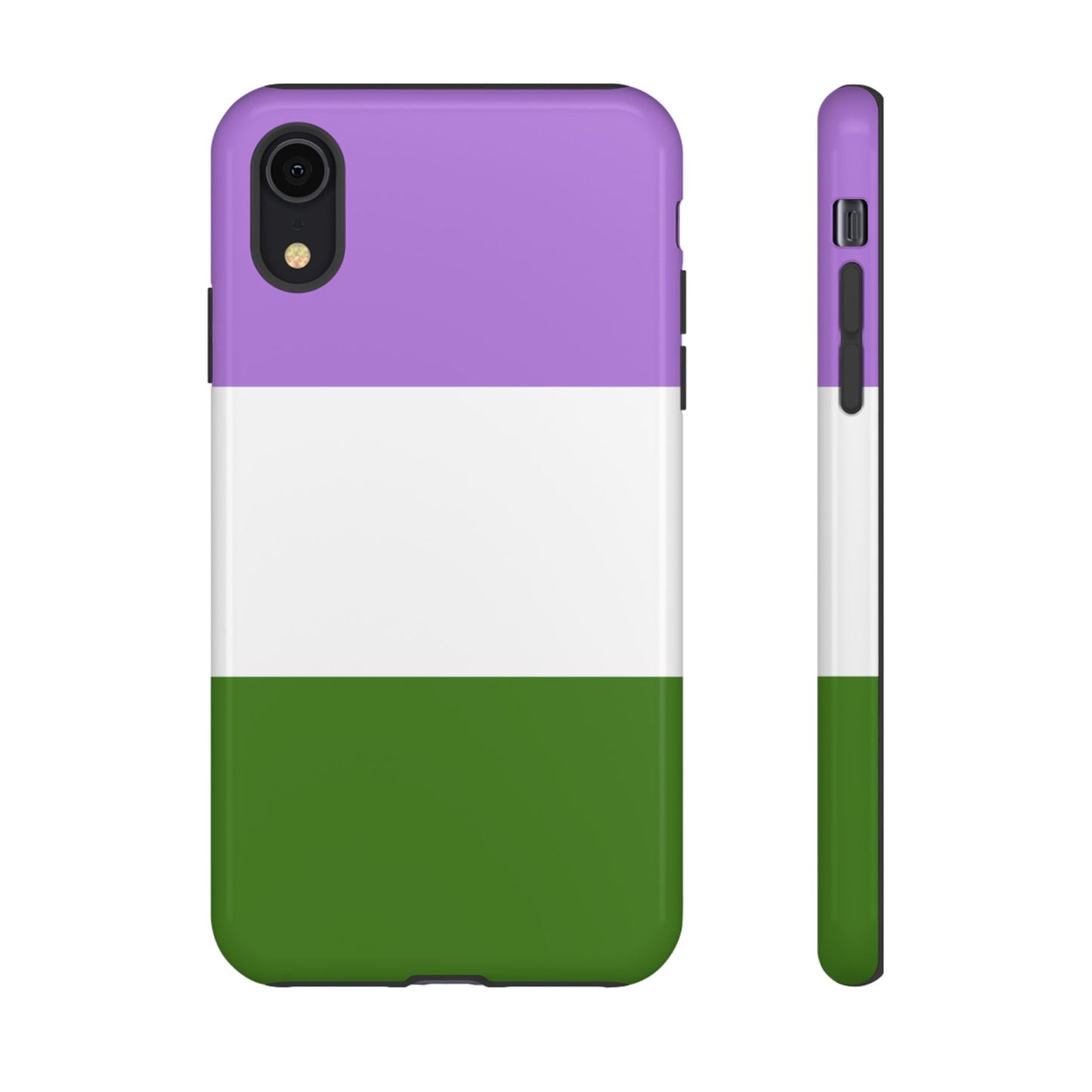 Genderqueer Pride iPhone Case – LGBTQ Flag Protective Cover for iPhone 11 12 13 14 15 16 17