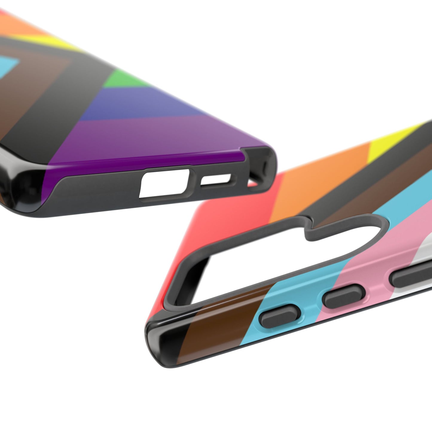 Progress Pride Samsung Phone Case – LGBTQ Flag Protective Cover for Galaxy S21 S22 S23 S24 S25