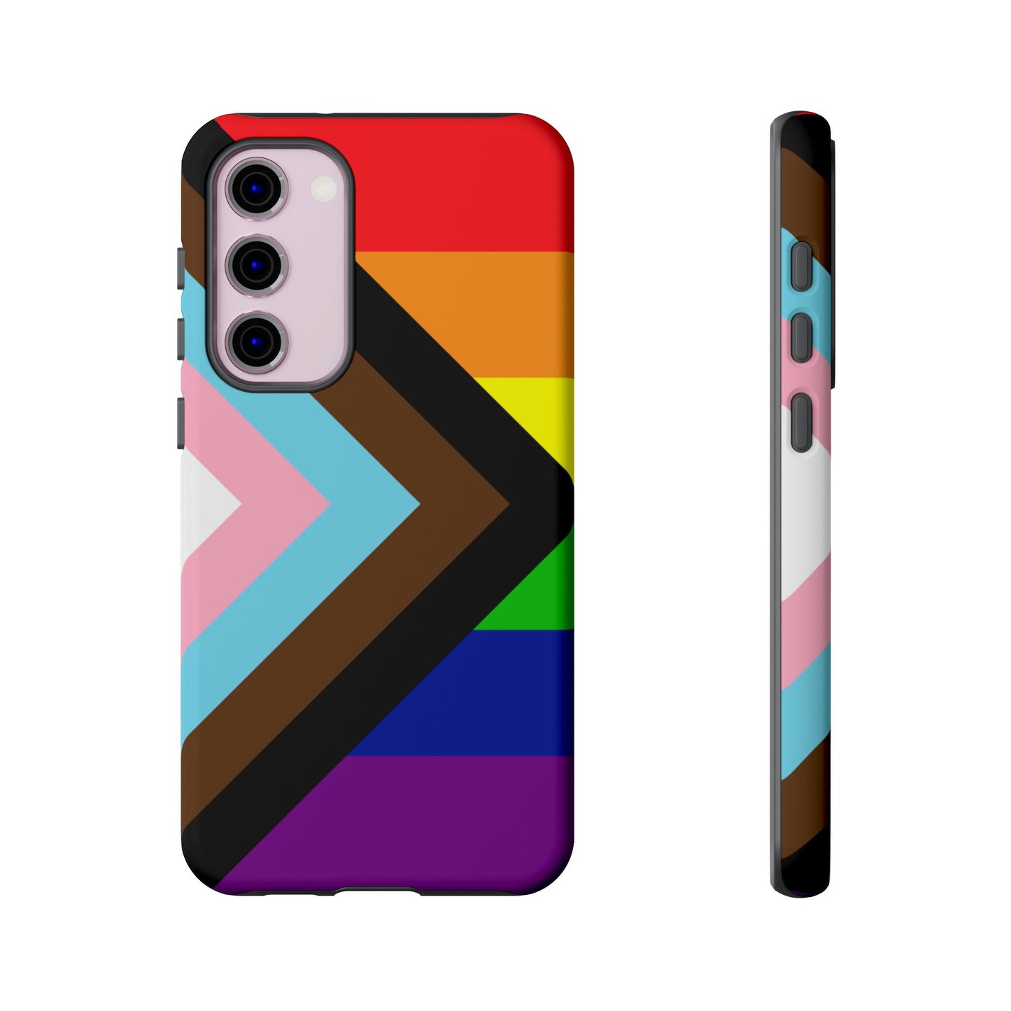 Progress Pride Samsung Phone Case – LGBTQ Flag Protective Cover for Galaxy S21 S22 S23 S24 S25