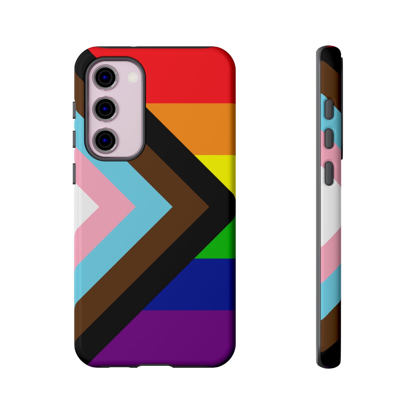 Progress Pride Samsung Phone Case – LGBTQ Flag Protective Cover for Galaxy S21 S22 S23 S24 S25