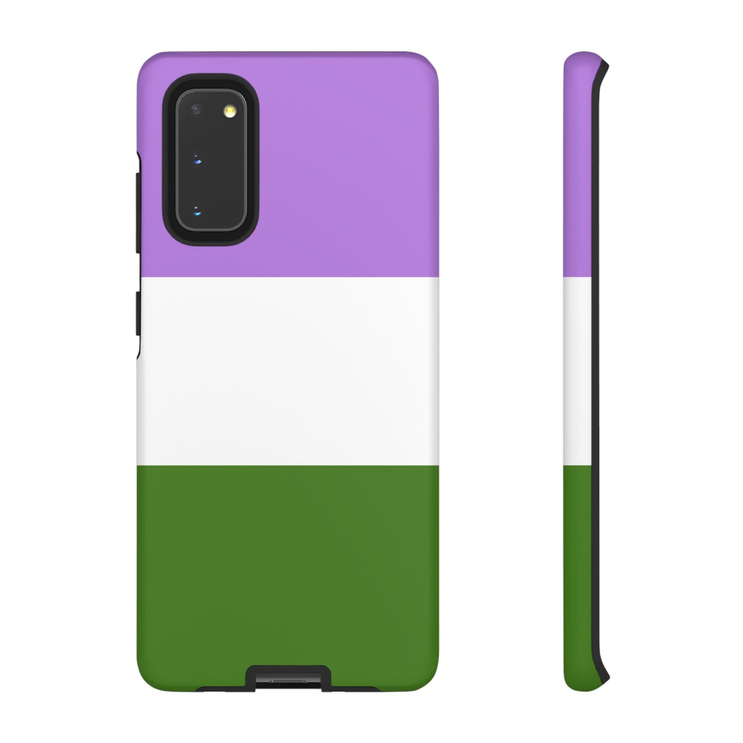 Genderqueer Pride Samsung Phone Case – LGBTQ Flag Protective Cover for Galaxy S21 S22 S23 S24 S25